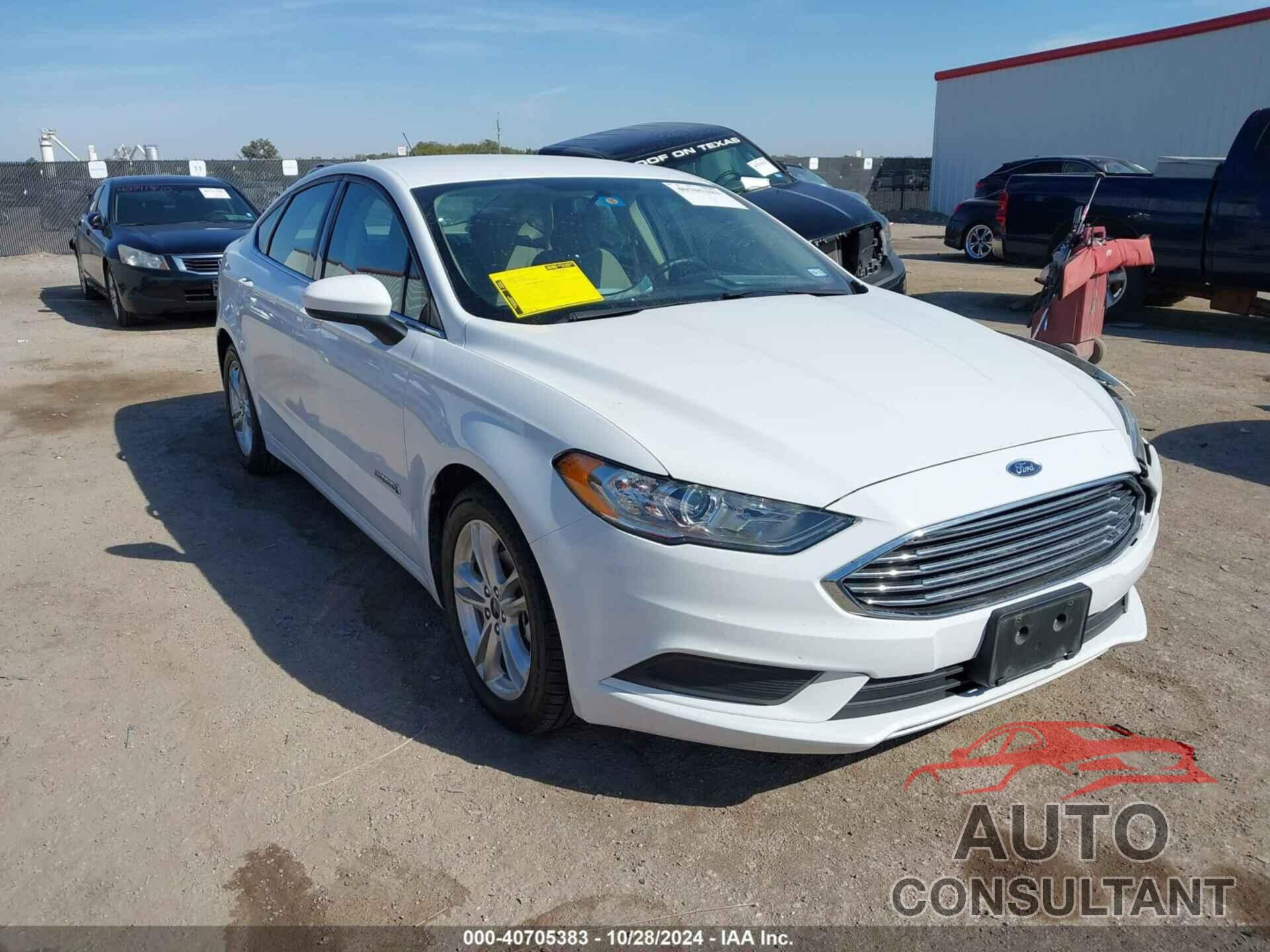 FORD FUSION HYBRID 2018 - 3FA6P0LU0JR286735