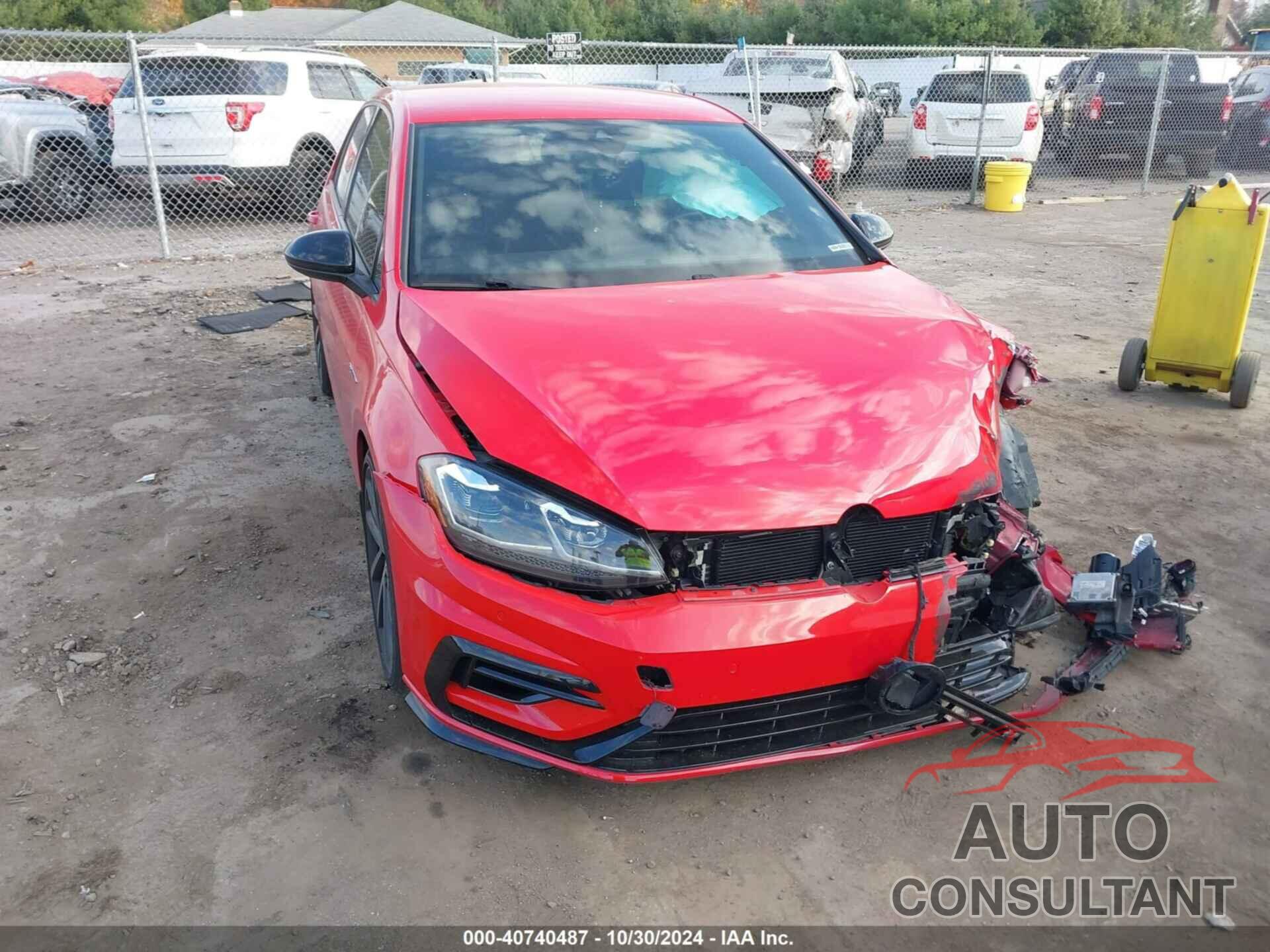 VOLKSWAGEN GOLF R 2018 - WVWVF7AU2JW067826