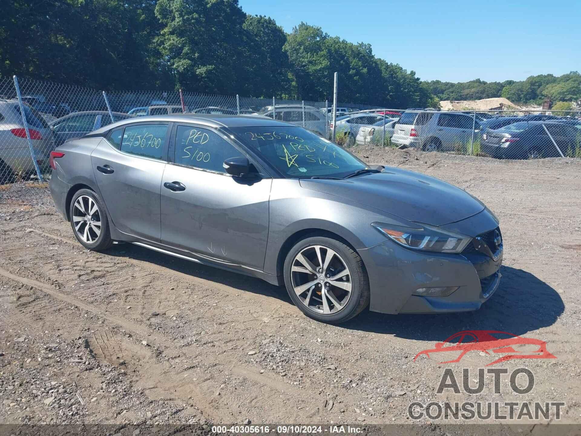 NISSAN MAXIMA 2017 - 1N4AA6AP9HC382660