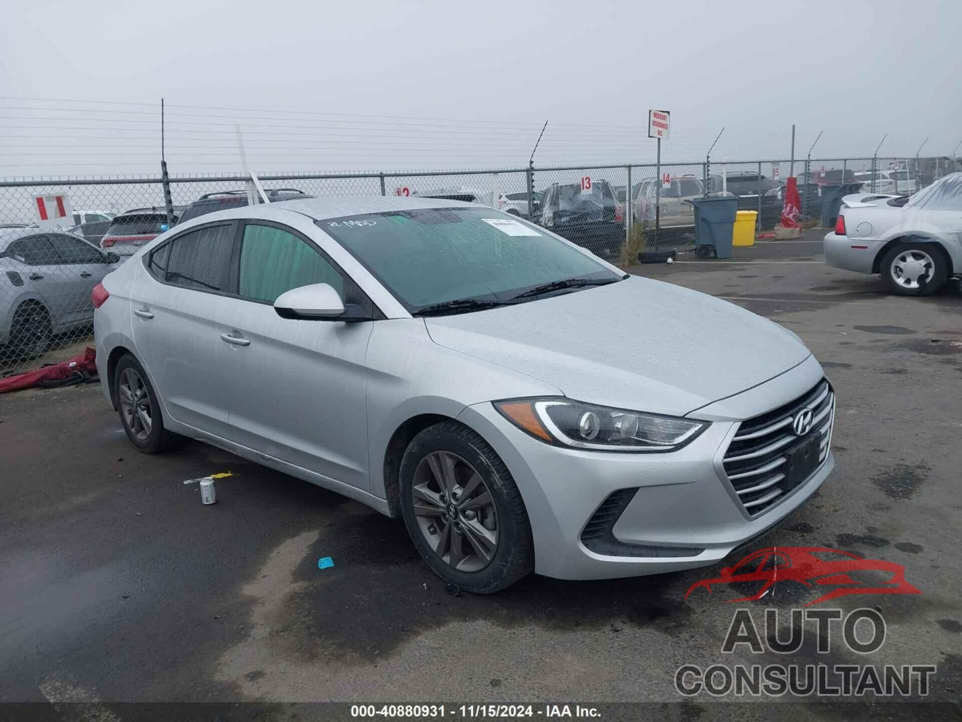 HYUNDAI ELANTRA 2018 - 5NPD84LF3JH289476