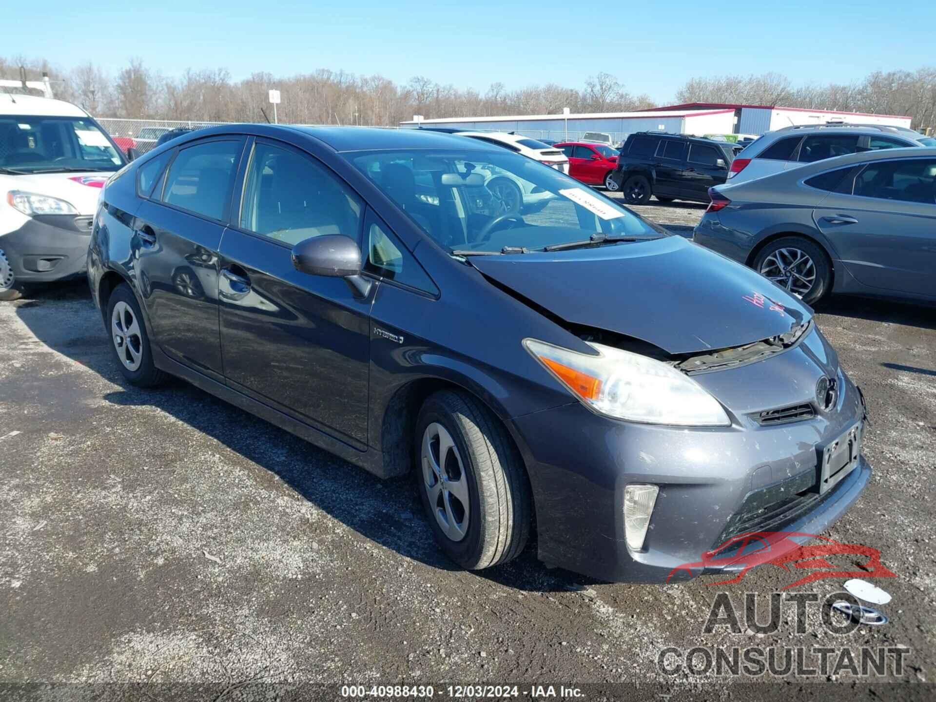 TOYOTA PRIUS 2012 - JTDKN3DU3C1554513