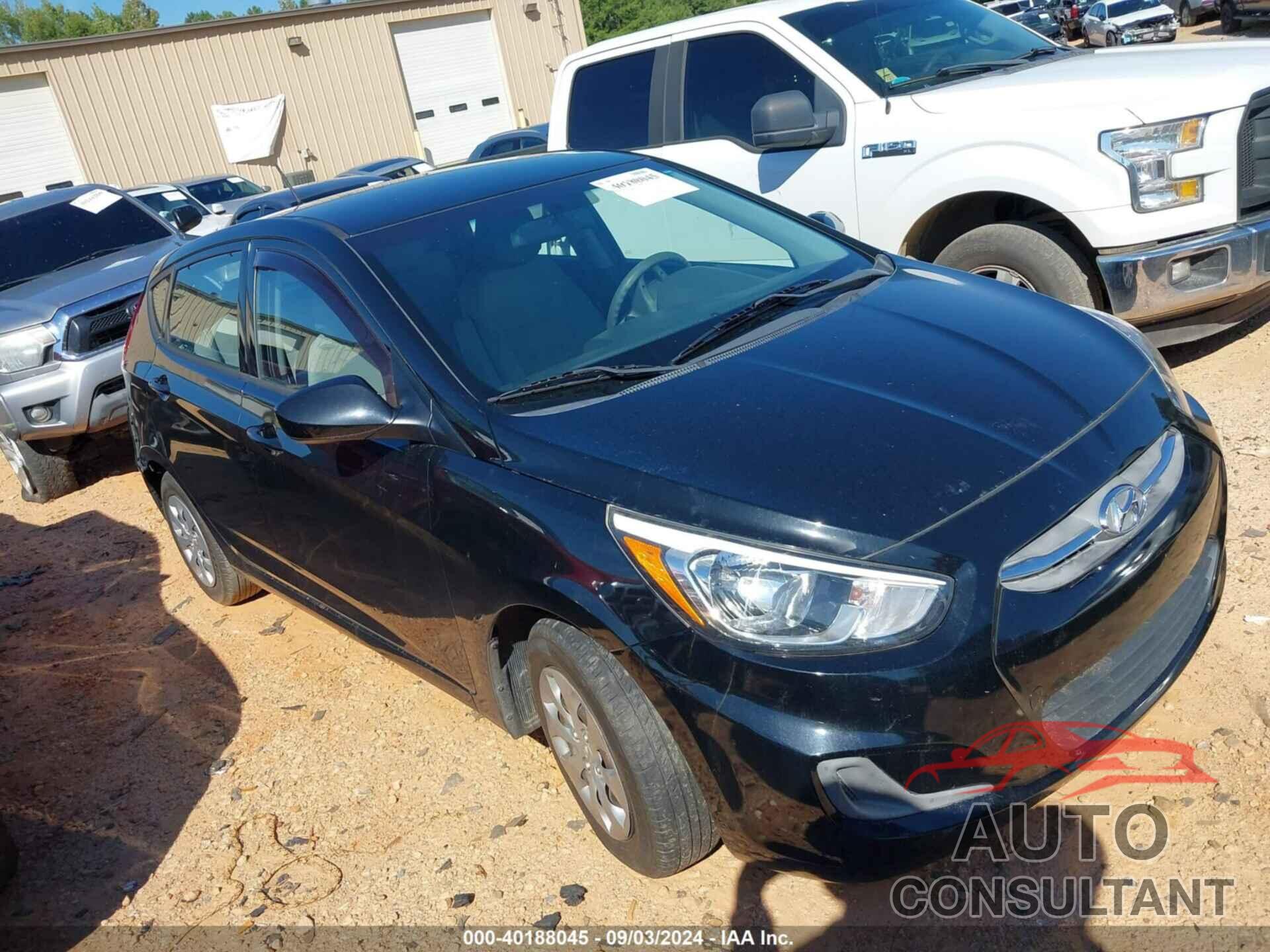 HYUNDAI ACCENT 2017 - KMHCT5AE6HU347960