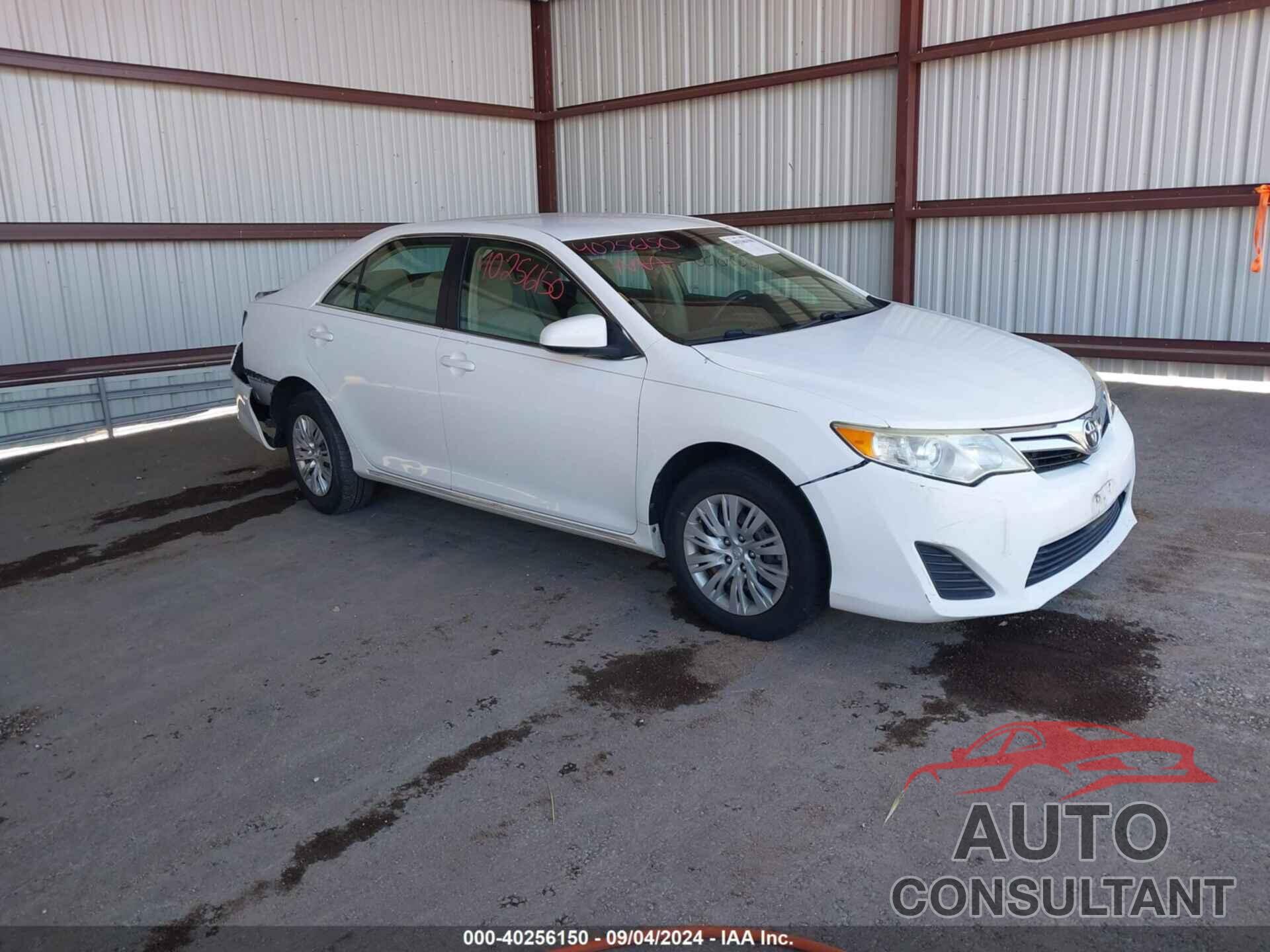 TOYOTA CAMRY 2012 - 4T1BF1FKXCU513464
