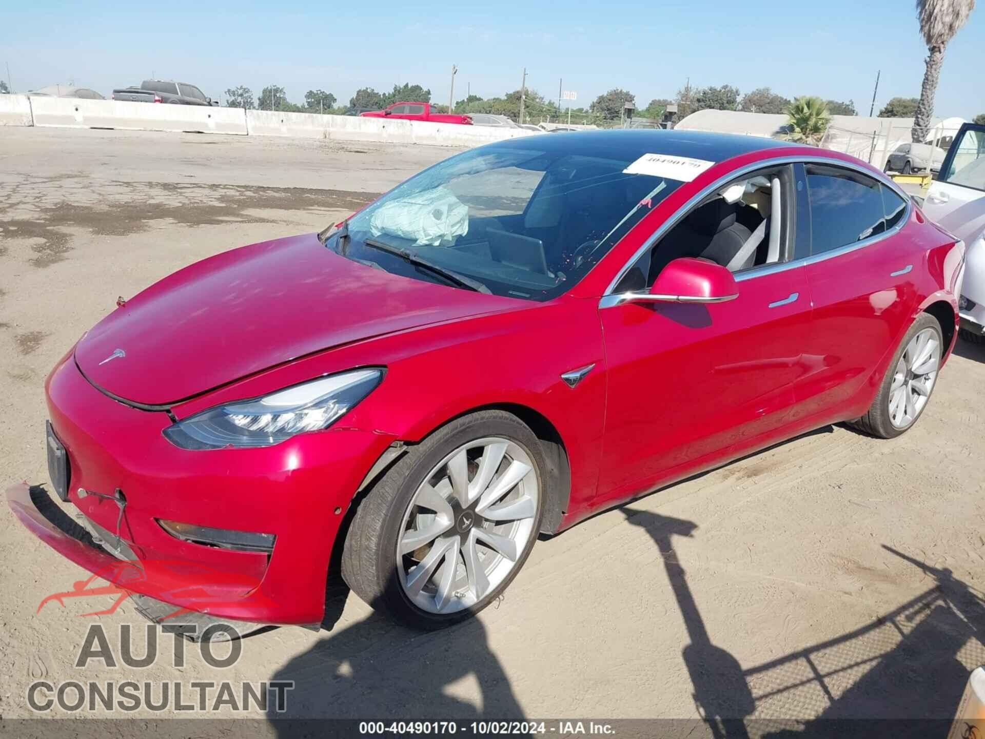 TESLA MODEL 3 2019 - 5YJ3E1EA7KF402091