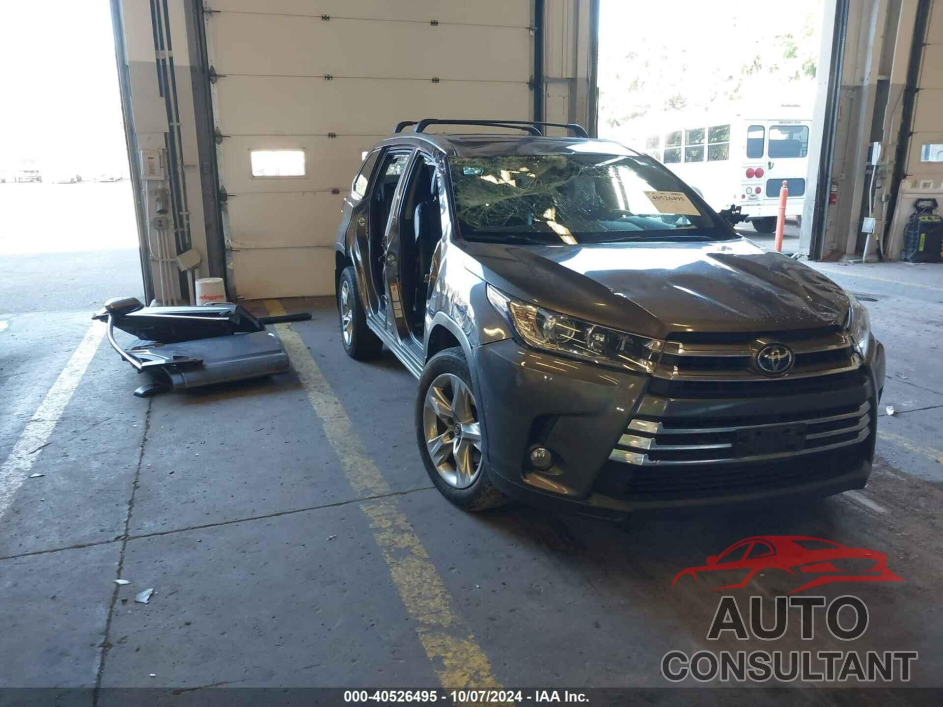 TOYOTA HIGHLANDER 2017 - 5TDDZRFH6HS421769