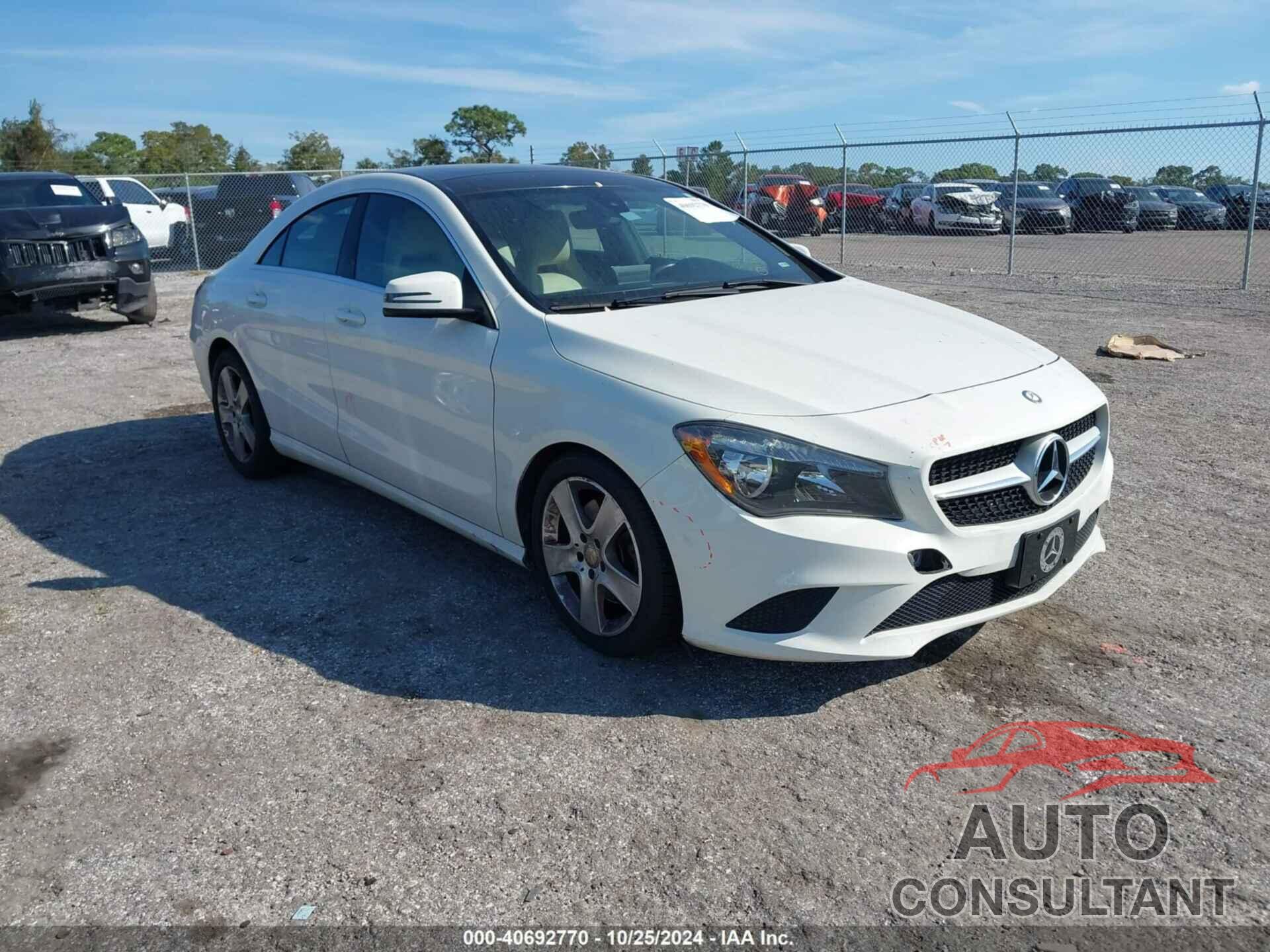 MERCEDES-BENZ CLA 250 2016 - WDDSJ4EB4GN294657