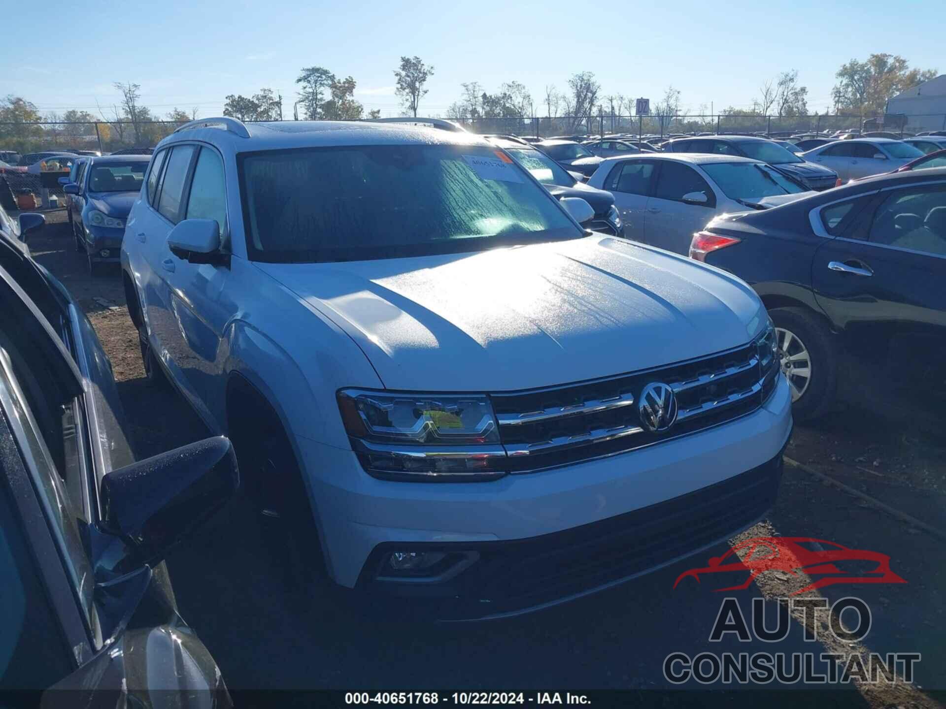 VOLKSWAGEN ATLAS 2019 - 1V2NR2CA9KC605274