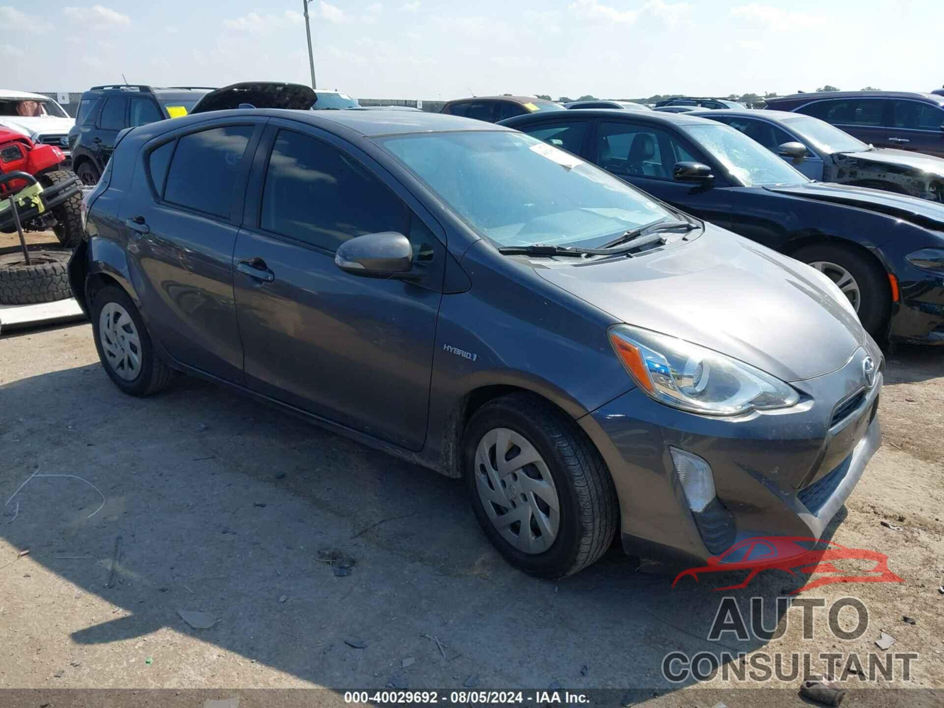 TOYOTA PRIUS C 2016 - JTDKDTB30G1135201