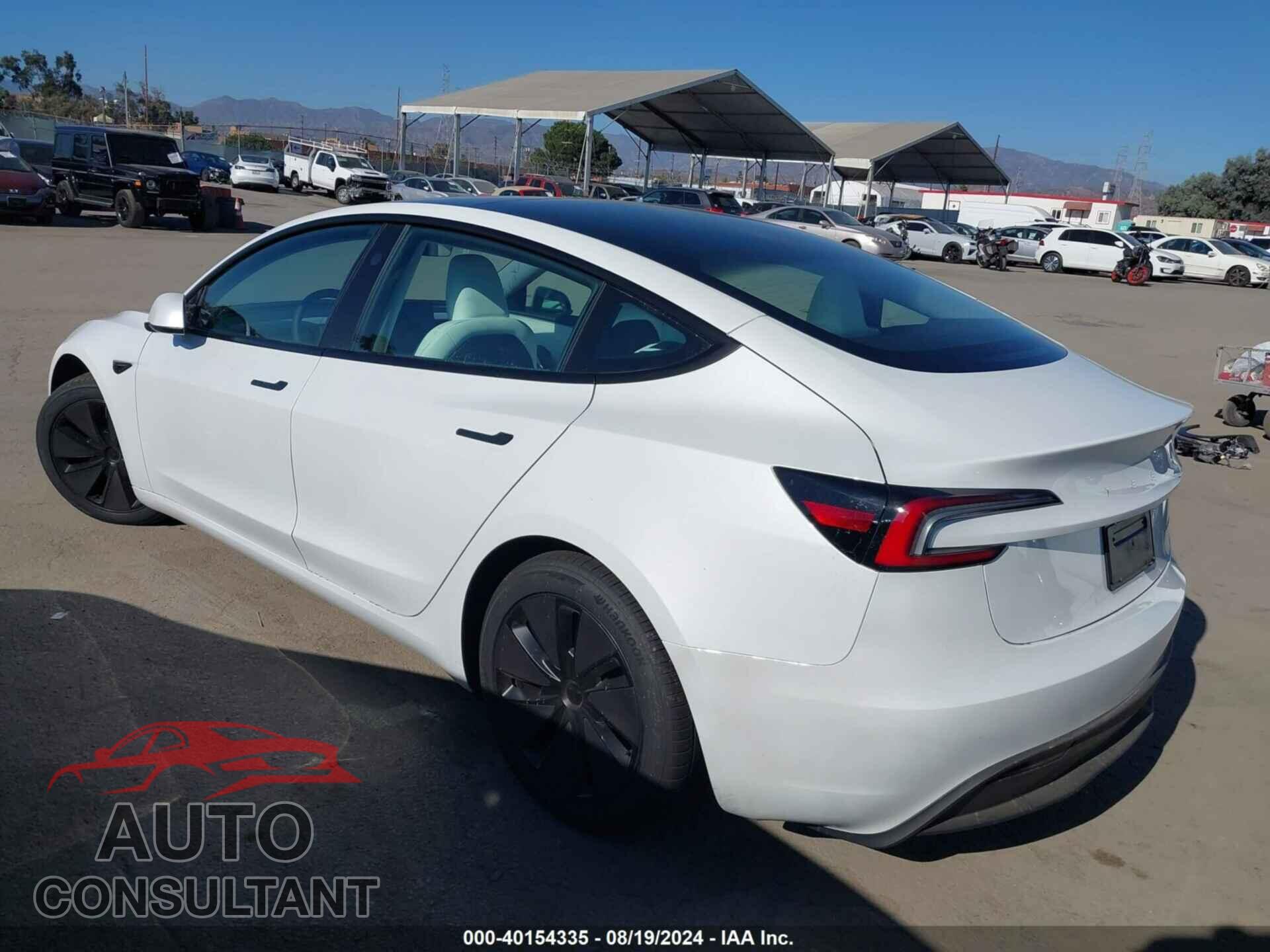 TESLA MODEL 3 2024 - 5YJ3E1EB6RF792734