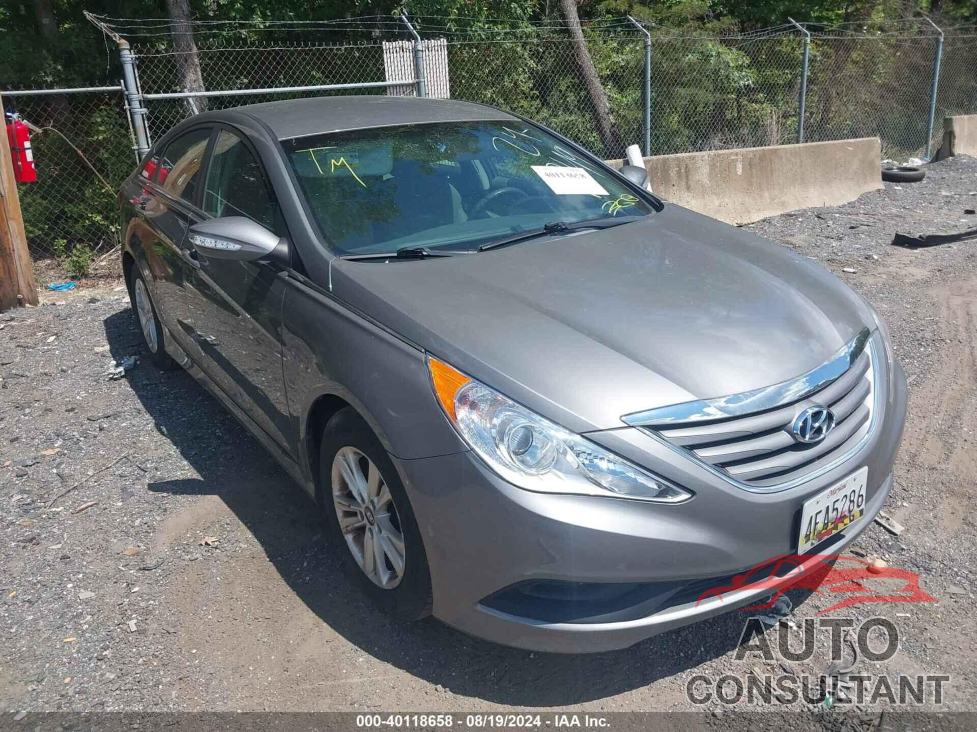 HYUNDAI SONATA 2014 - 5NPEB4AC9EH813489