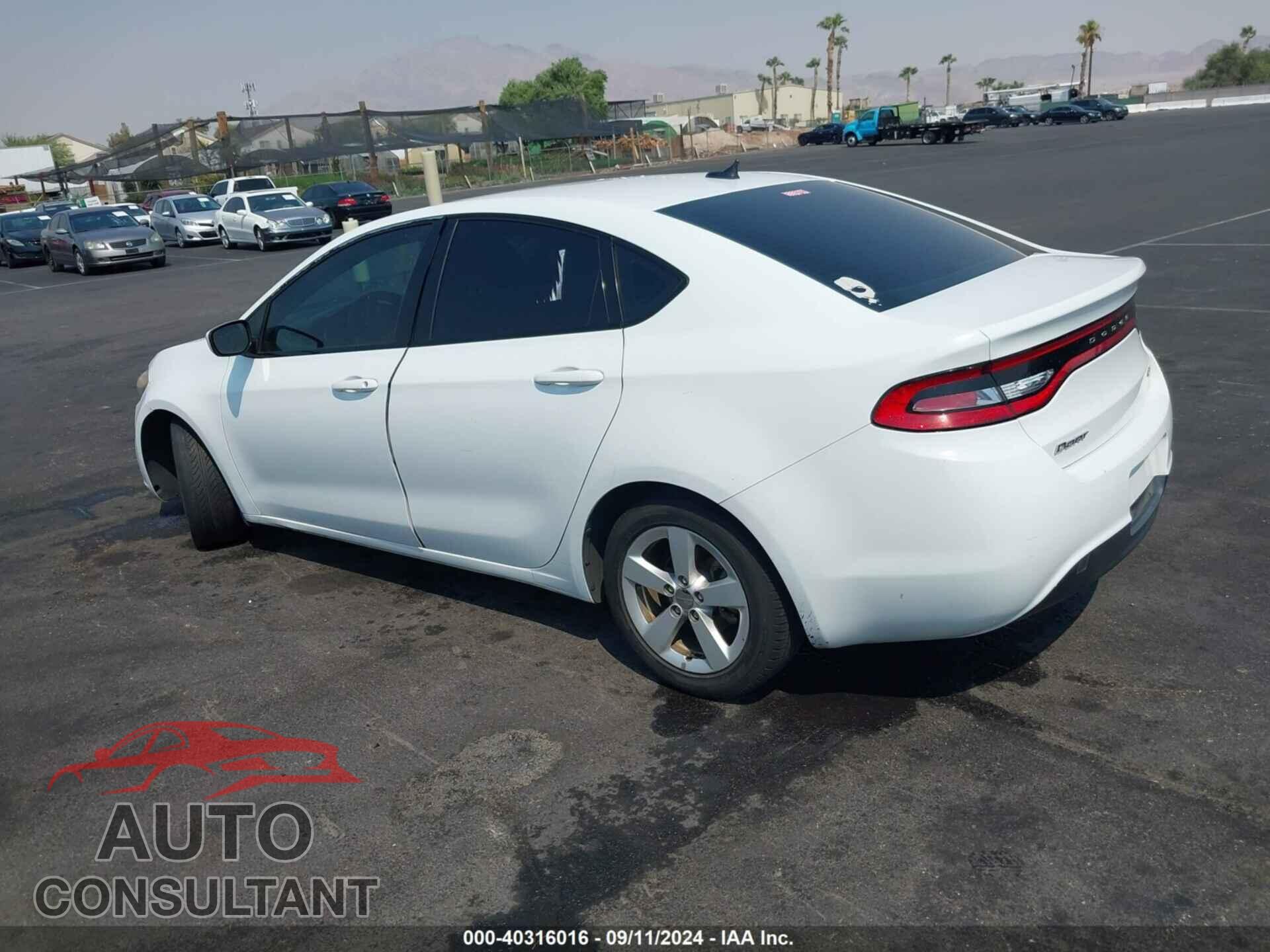 DODGE DART 2016 - 1C3CDFBB2GD551122