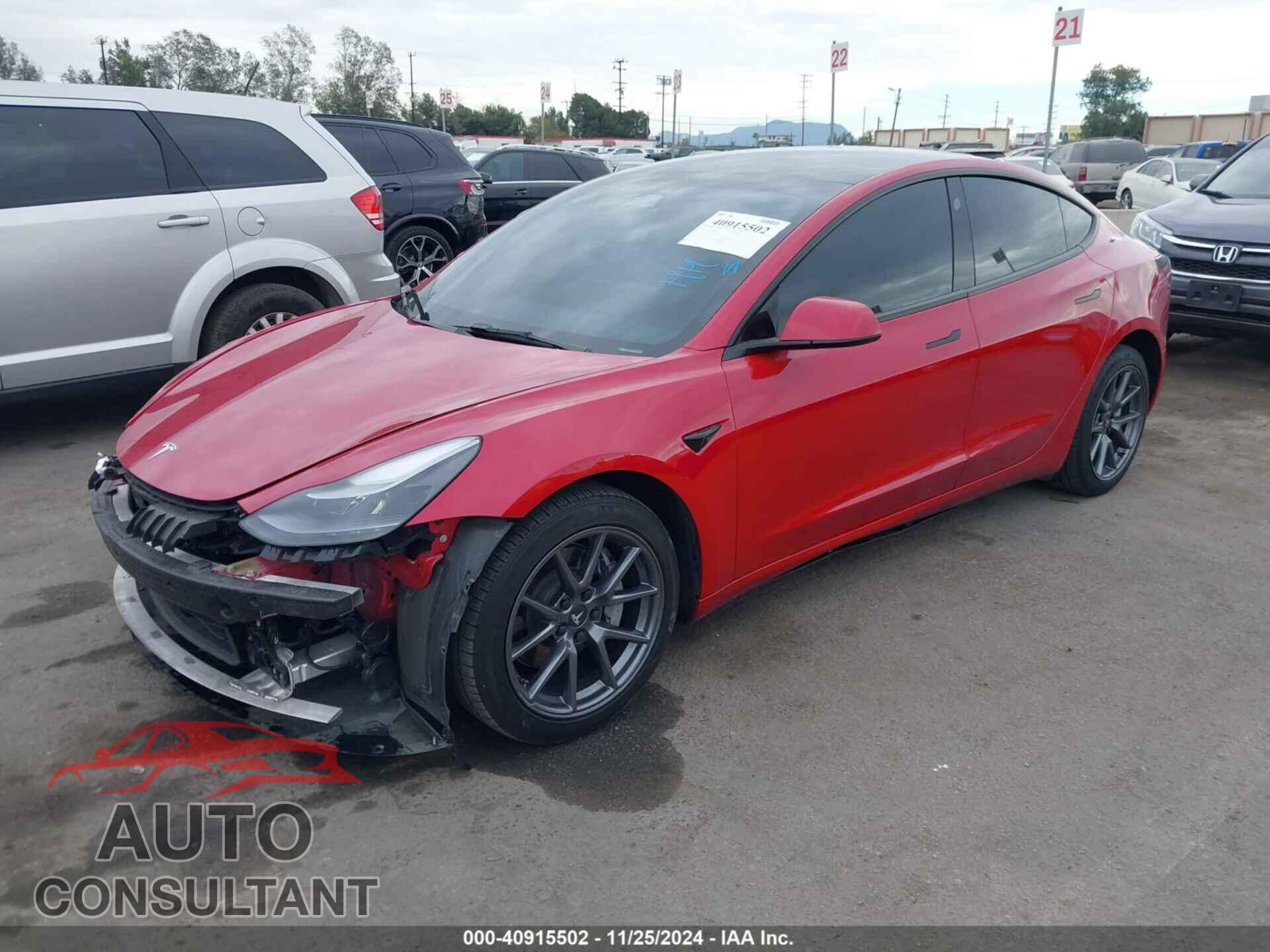 TESLA MODEL 3 2022 - 5YJ3E1EB6NF138729