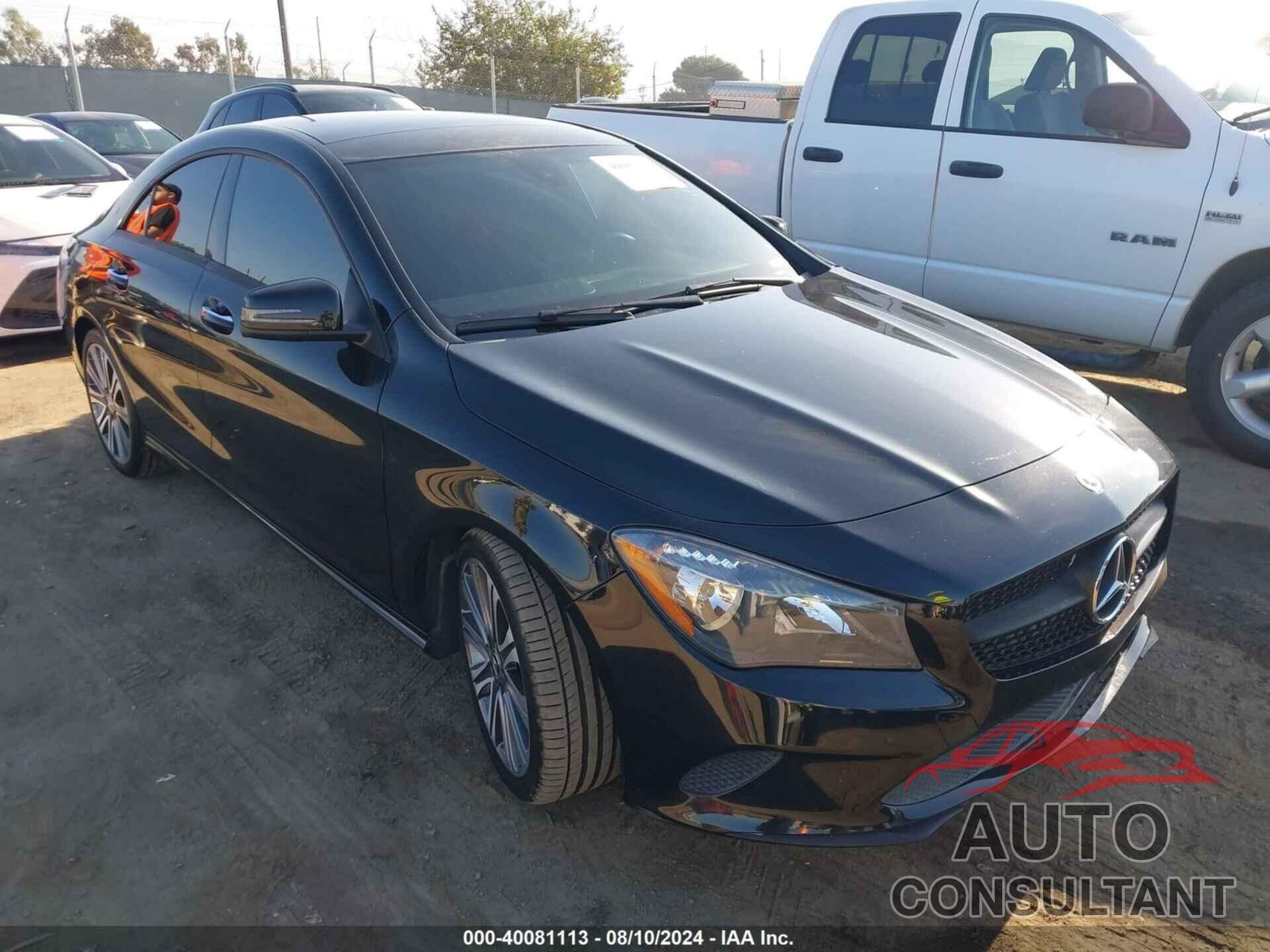 MERCEDES-BENZ CLA 250 2018 - WDDSJ4EB1JN656354
