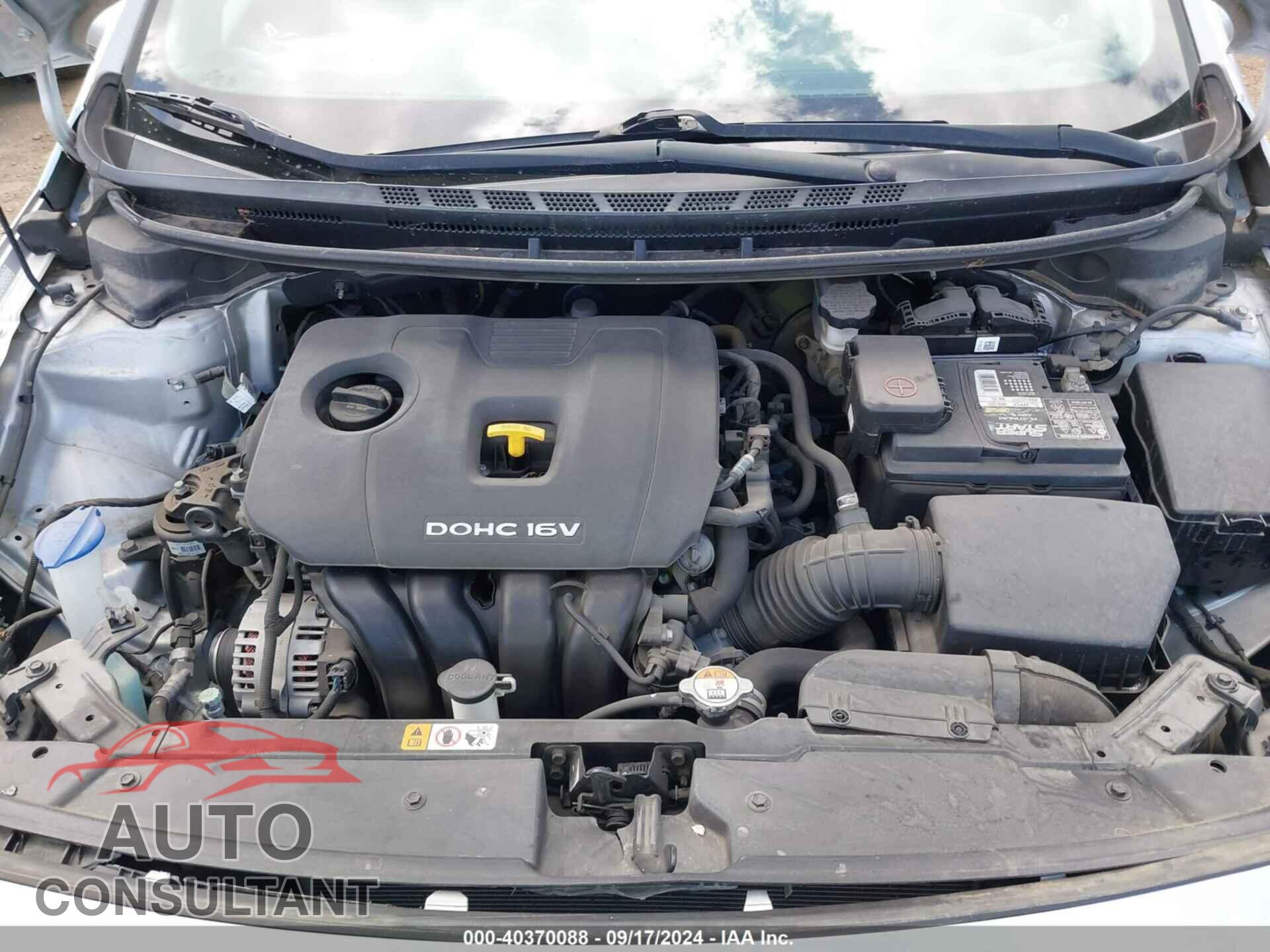 KIA FORTE 2017 - 3KPFK4A71HE070245