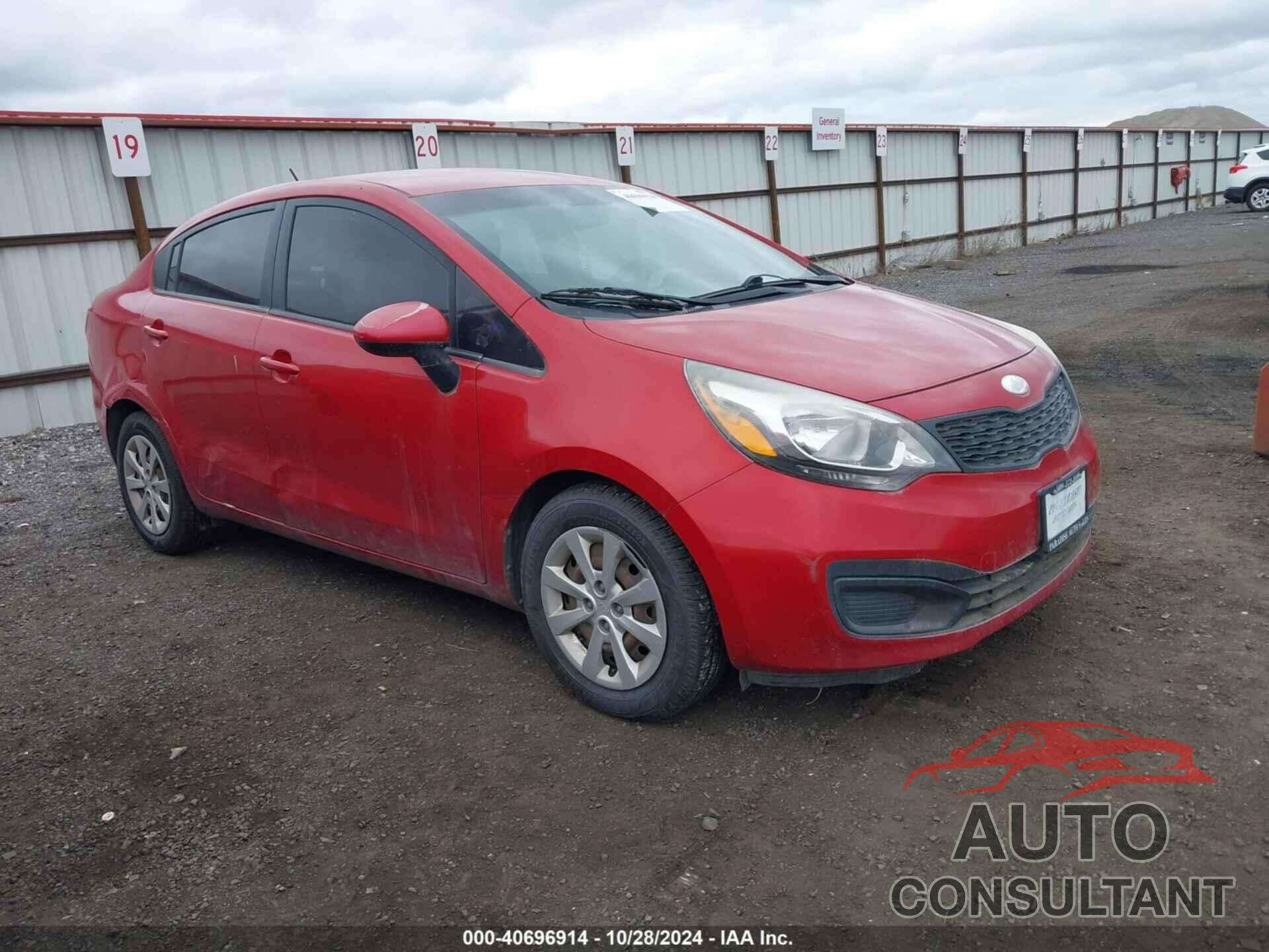 KIA RIO 2014 - KNADM4A31E6389027