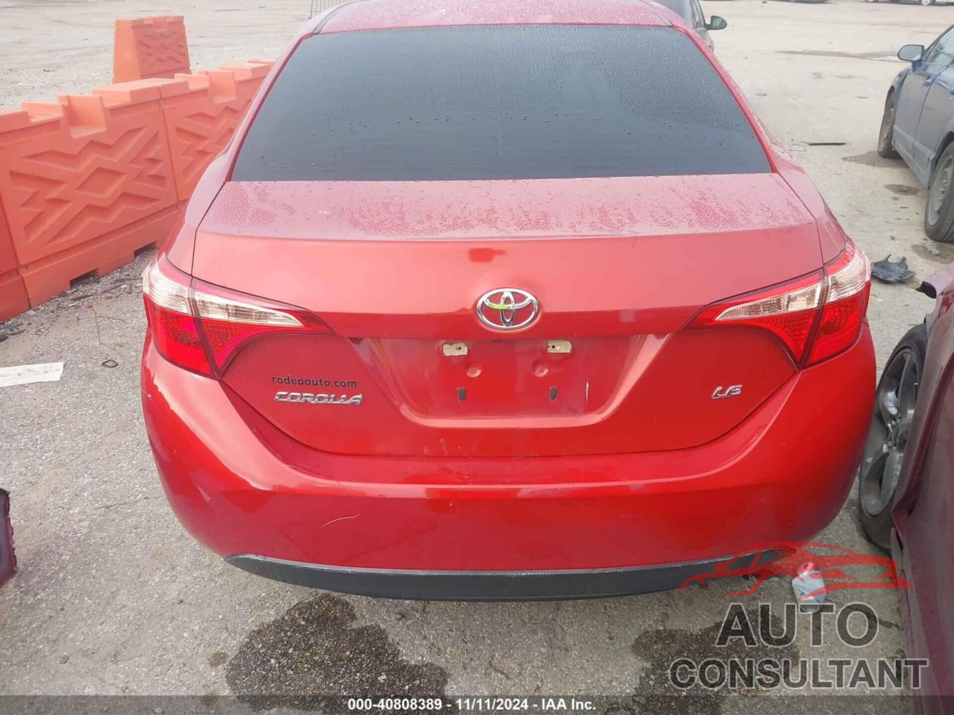 TOYOTA COROLLA 2019 - 5YFBURHE6KP896802
