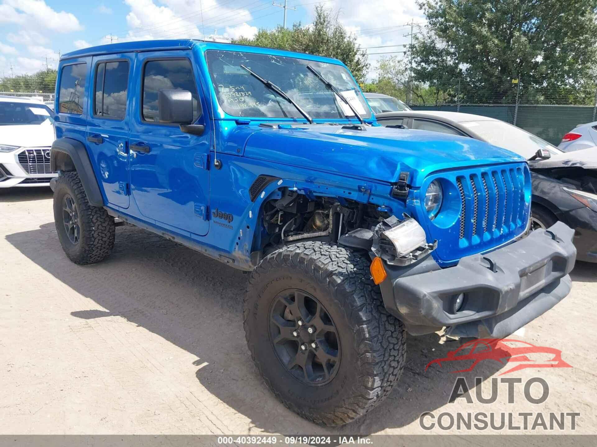 JEEP WRANGLER UNLIMITED 2022 - 1C4HJXDG2NW148445