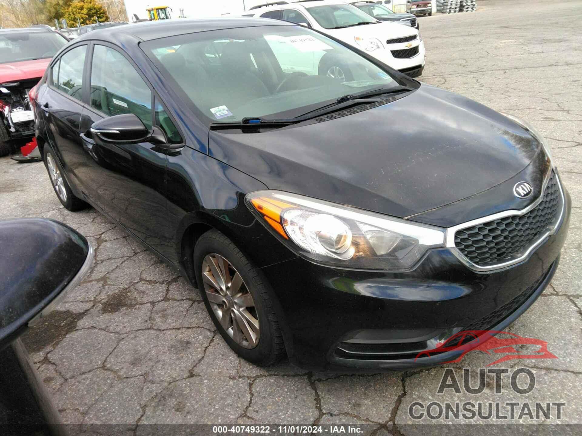 KIA FORTE 2016 - KNAFX4A67G5504345