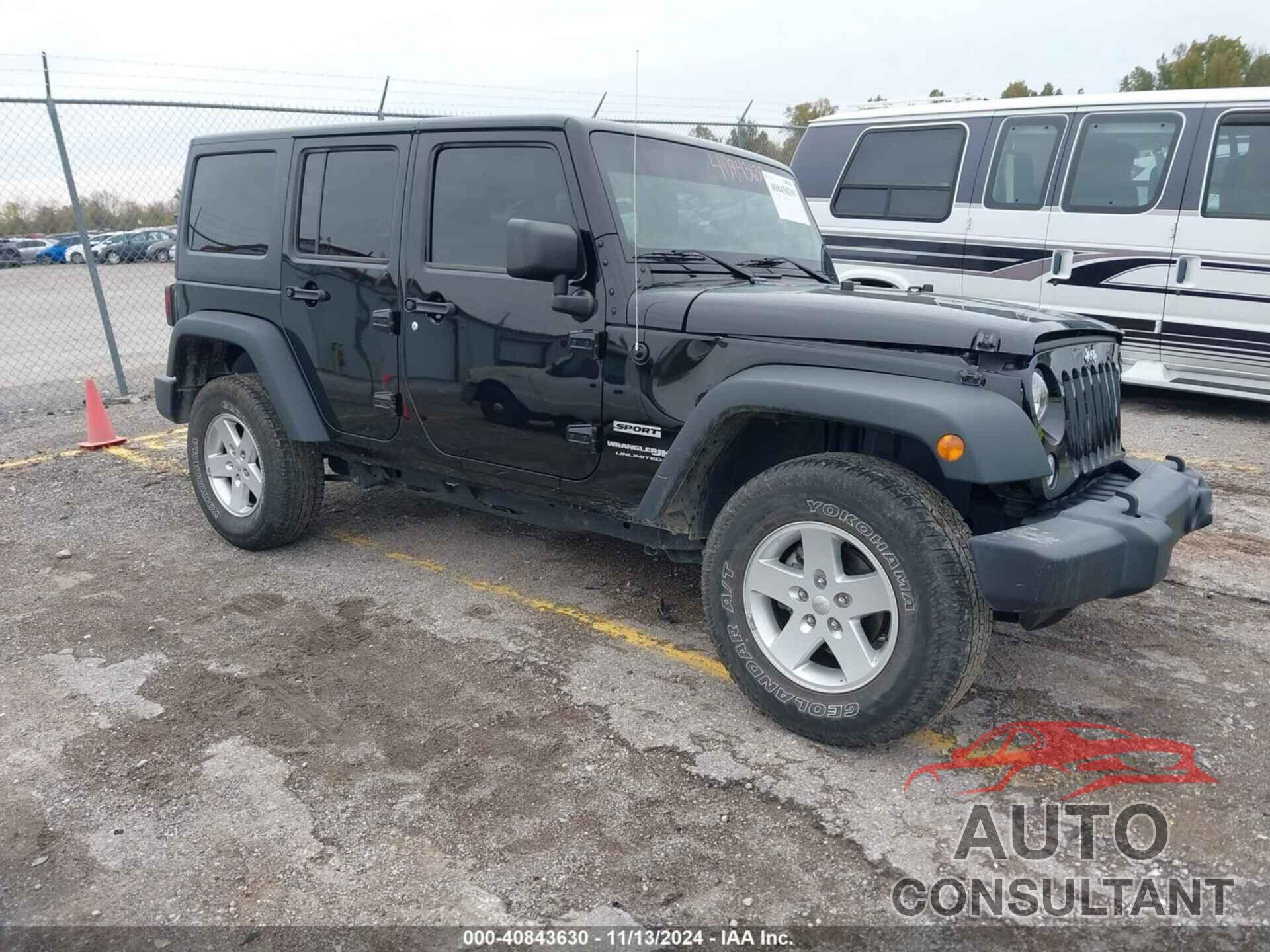 JEEP WRANGLER JK UNLIMITED 2018 - 1C4BJWDGXJL862545