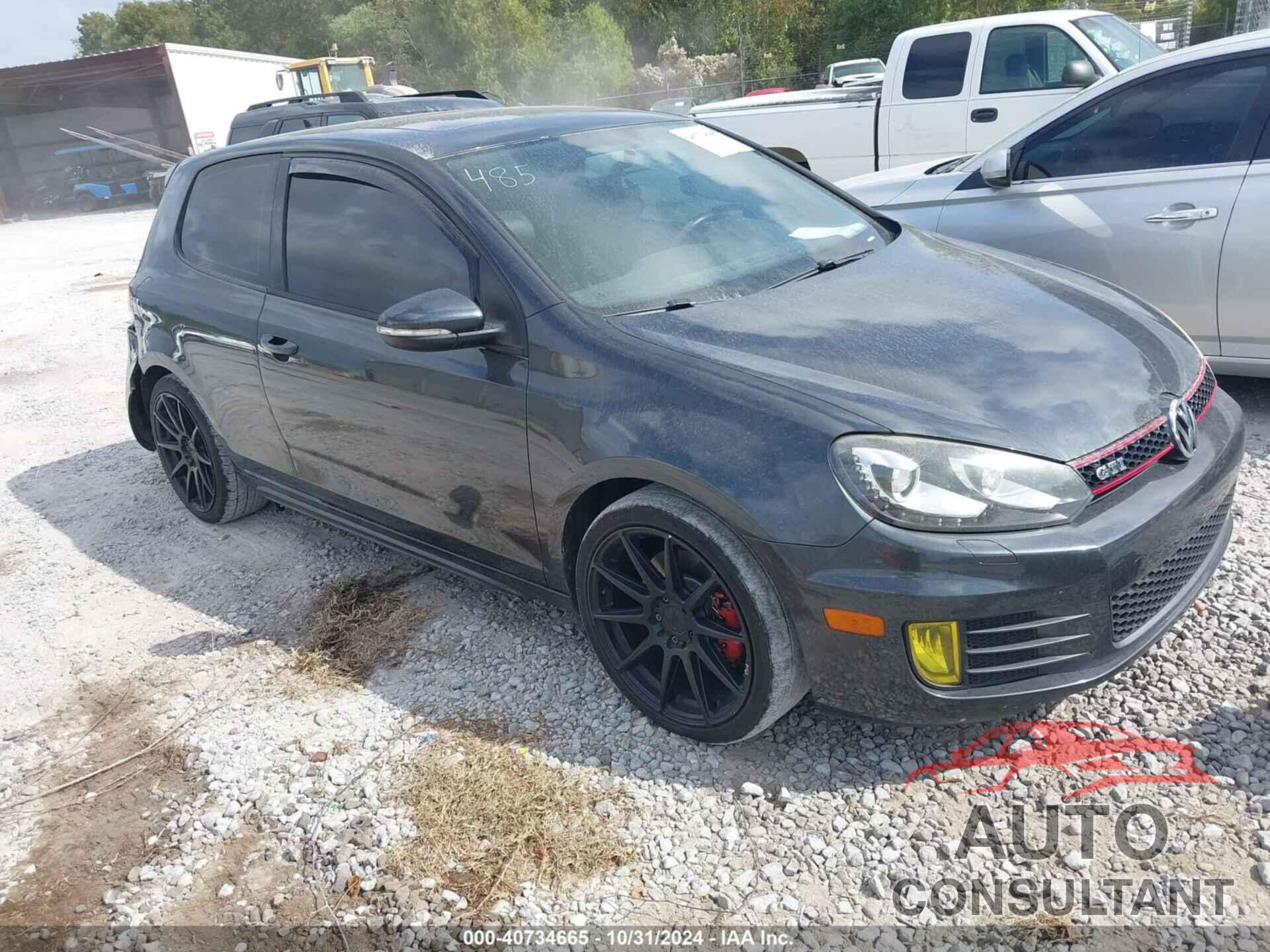 VOLKSWAGEN GTI 2013 - WVWFD7AJ3DW030417