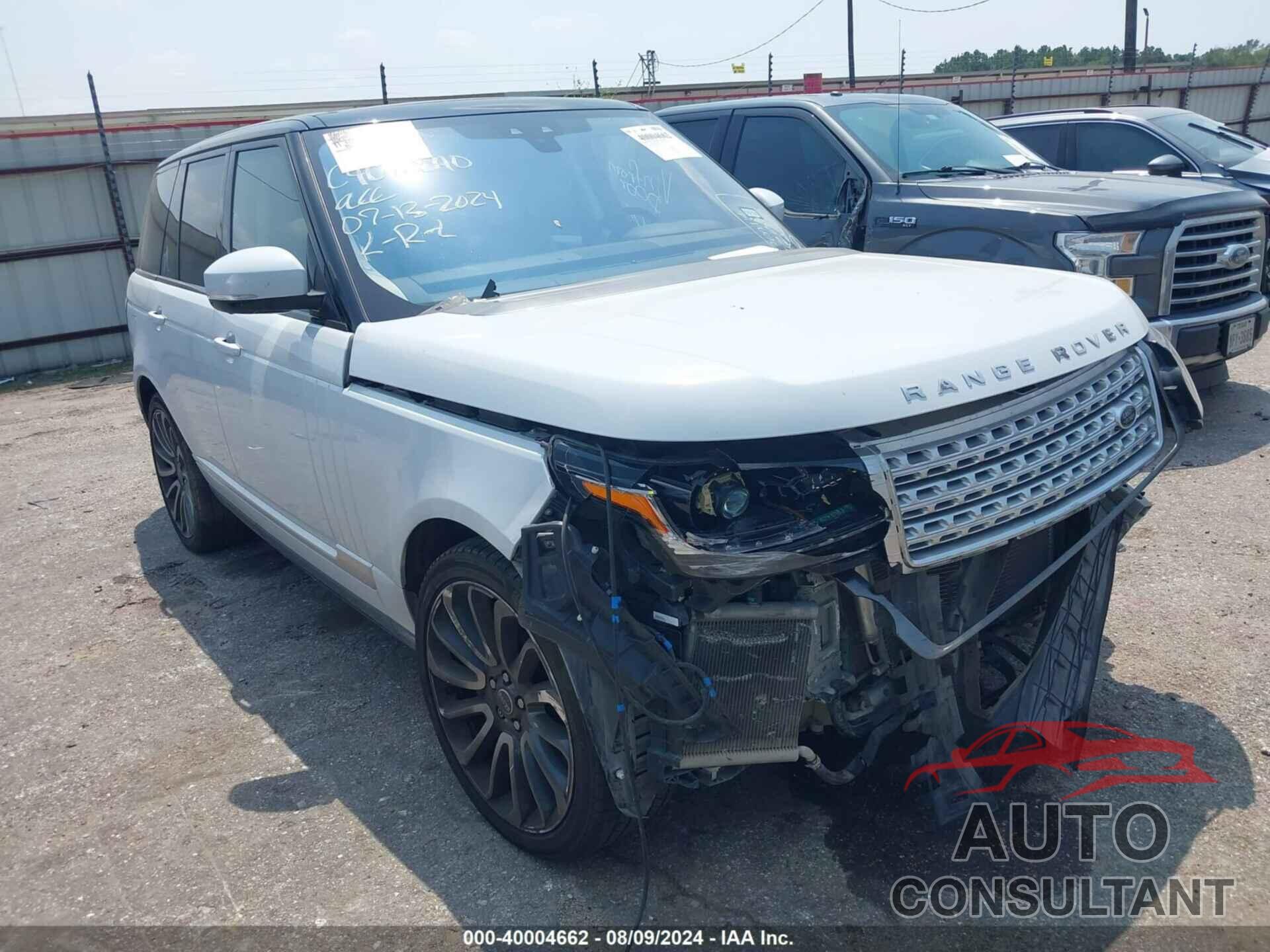 LAND ROVER RANGE ROVER 2017 - SALGS2FE8HA324433