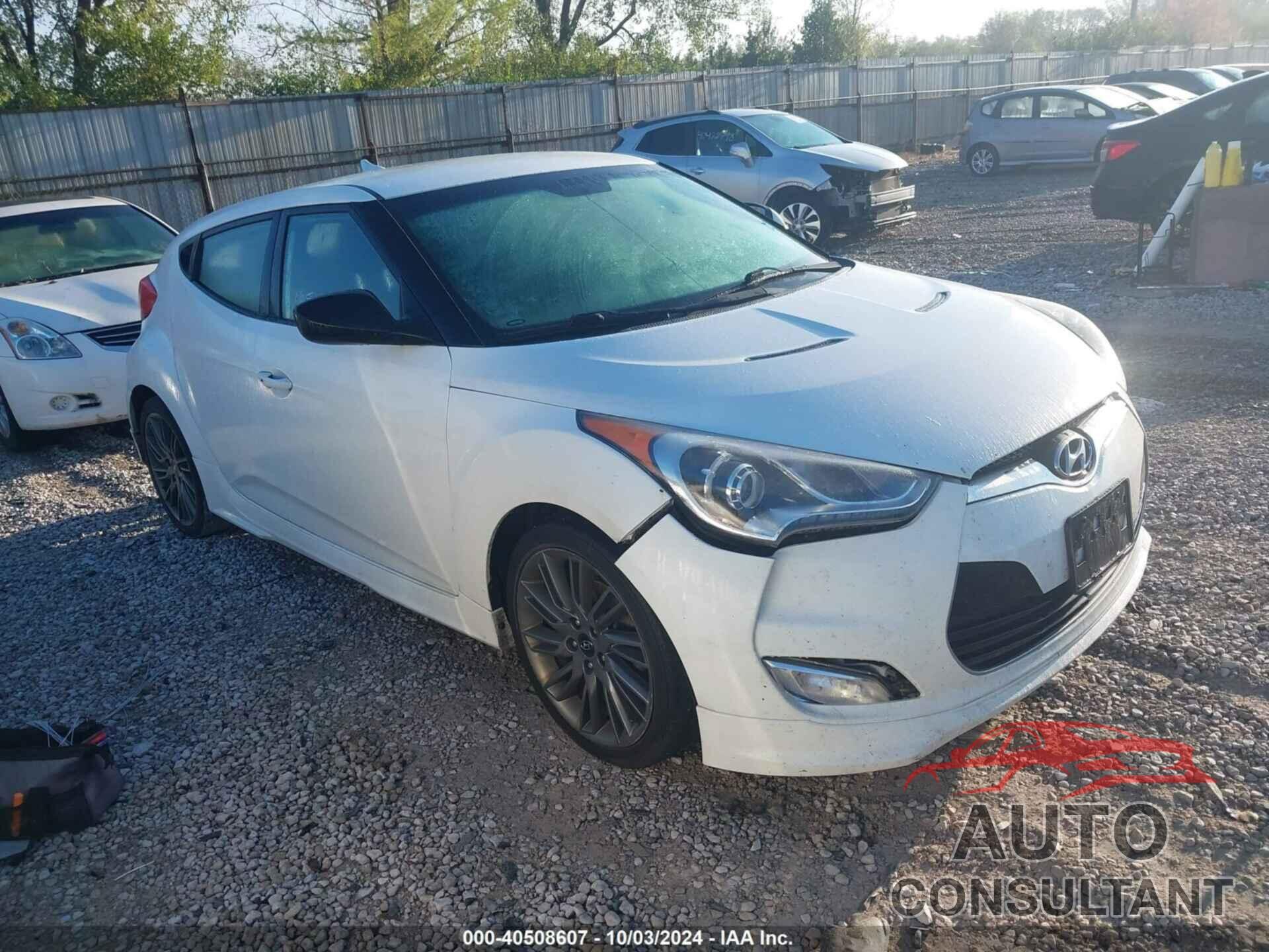 HYUNDAI VELOSTER 2013 - KMHTC6AD4DU134383