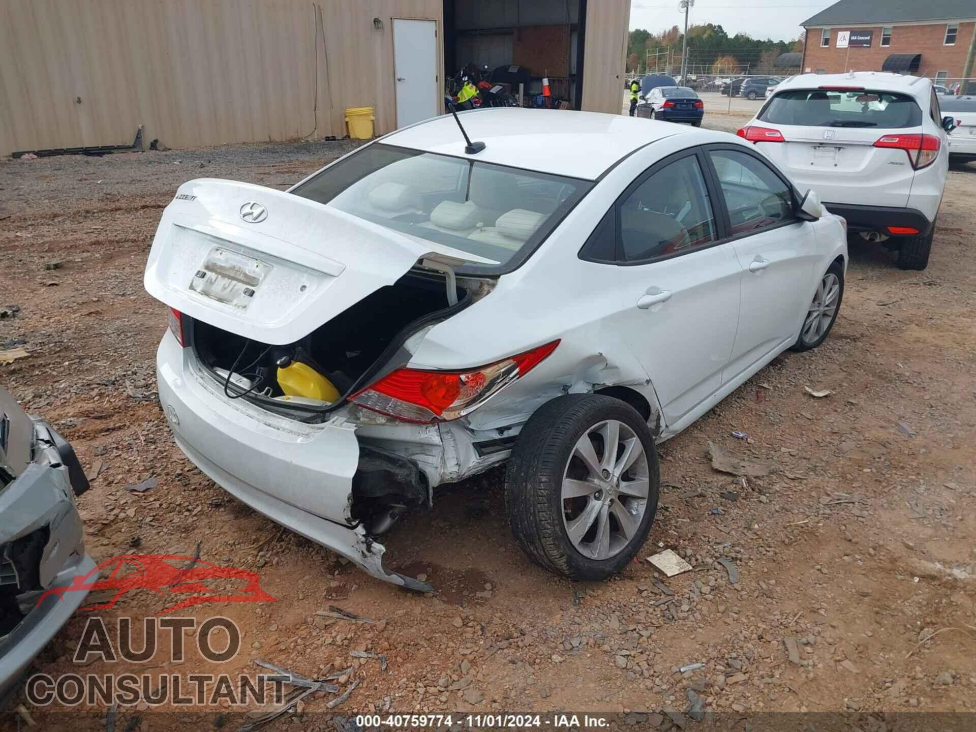 HYUNDAI ACCENT 2014 - KMHCU4AE4EU766716