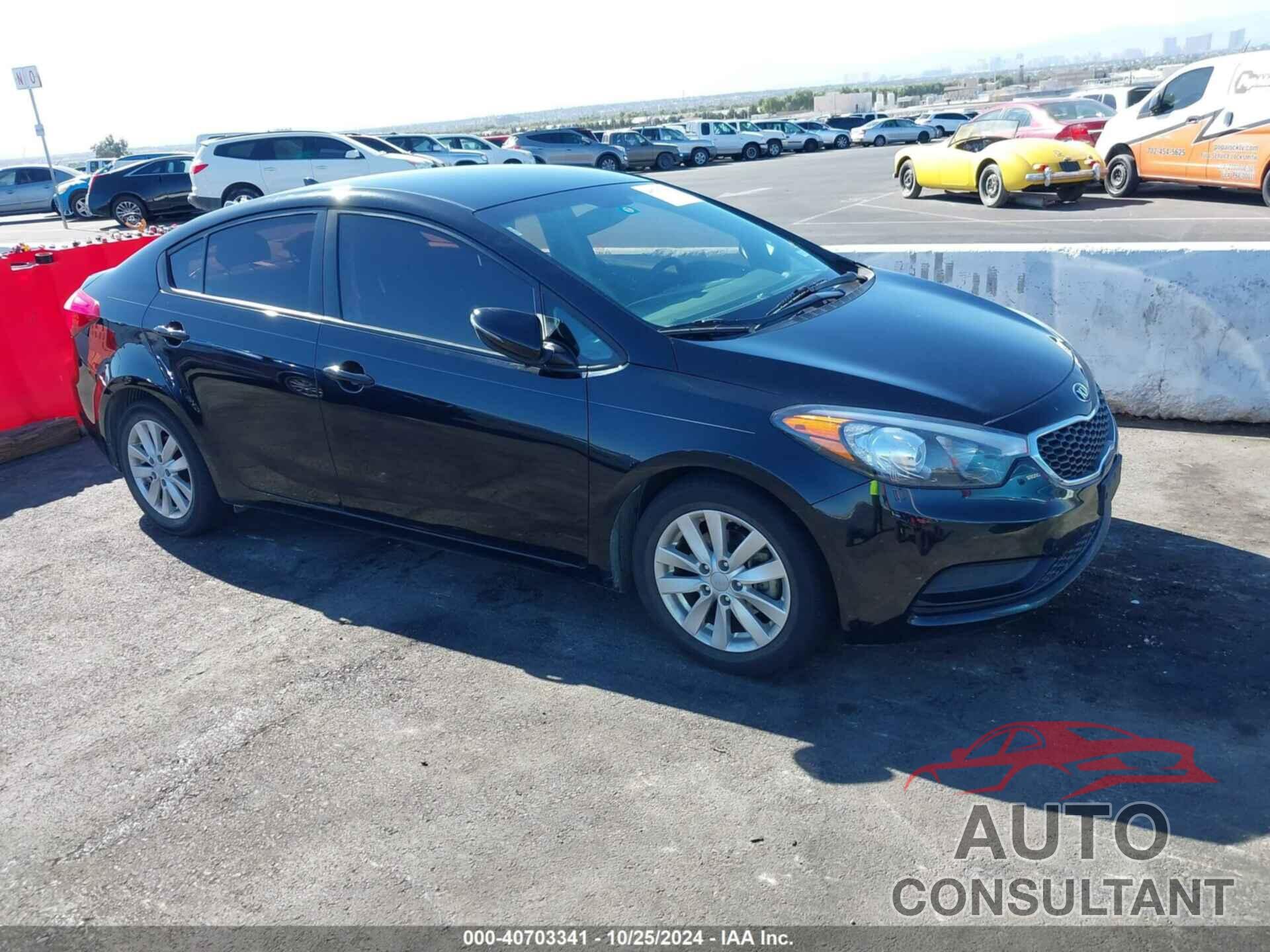 KIA FORTE 2016 - KNAFX4A66G5607899