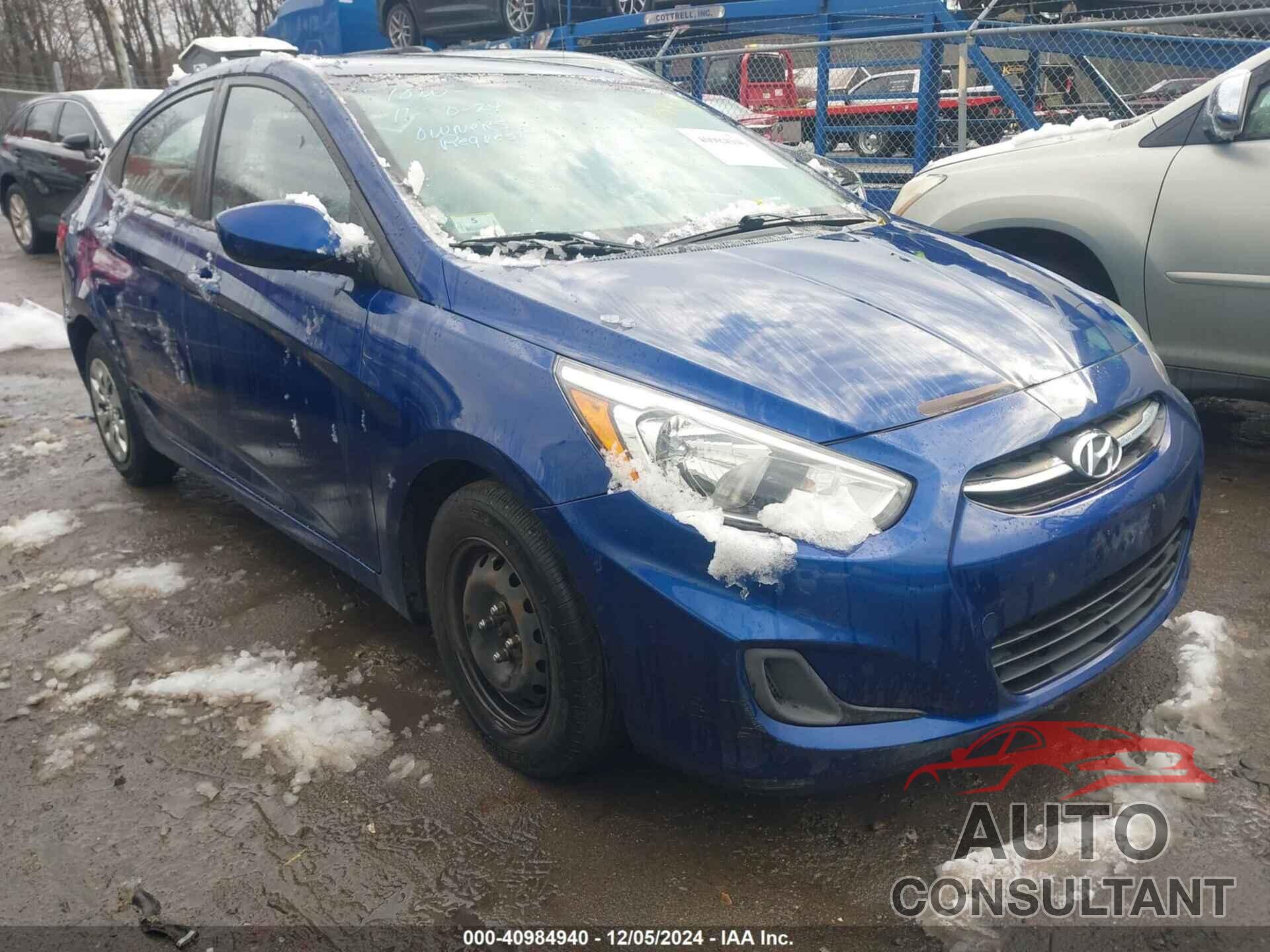 HYUNDAI ACCENT 2015 - KMHCT4AE3FU916139