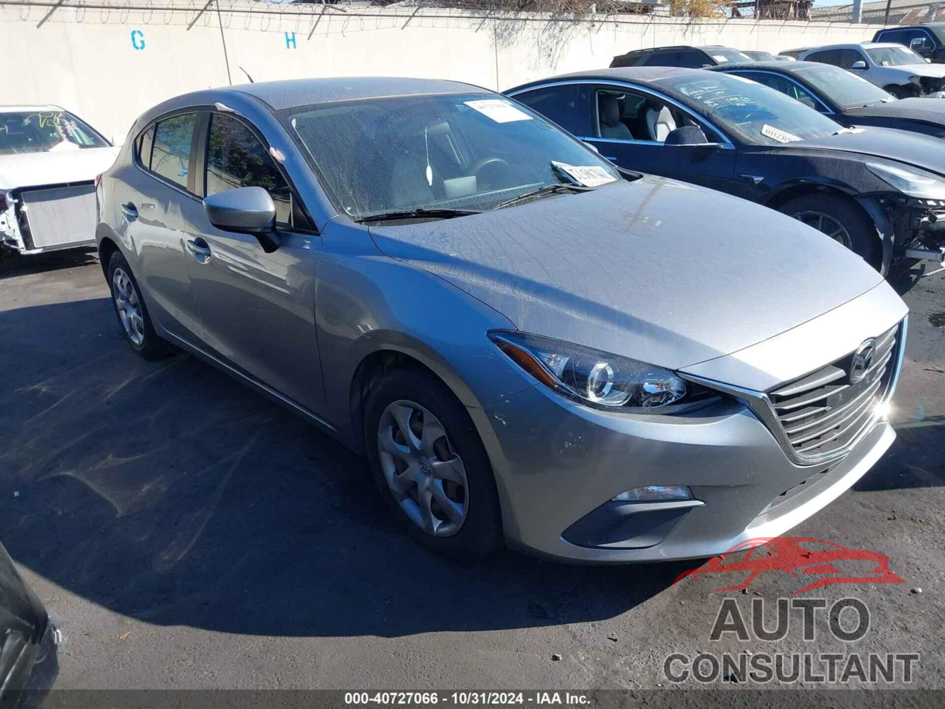 MAZDA MAZDA3 2015 - JM1BM1K76F1276005