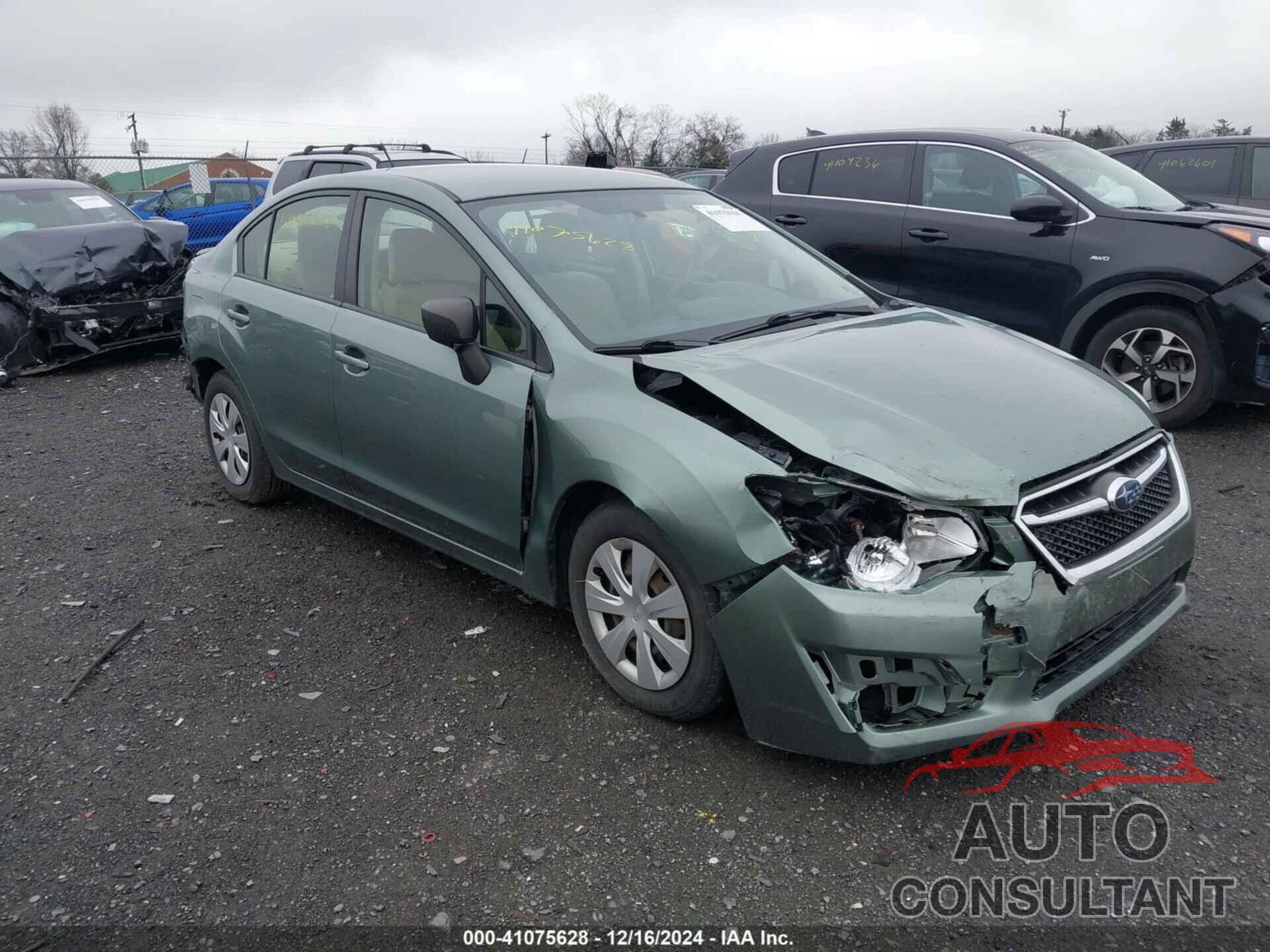SUBARU IMPREZA 2016 - JF1GJAA62GH022961