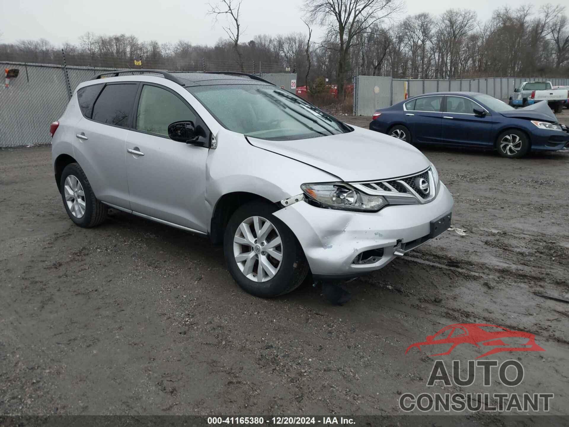 NISSAN MURANO 2012 - JN8AZ1MW5CW235952