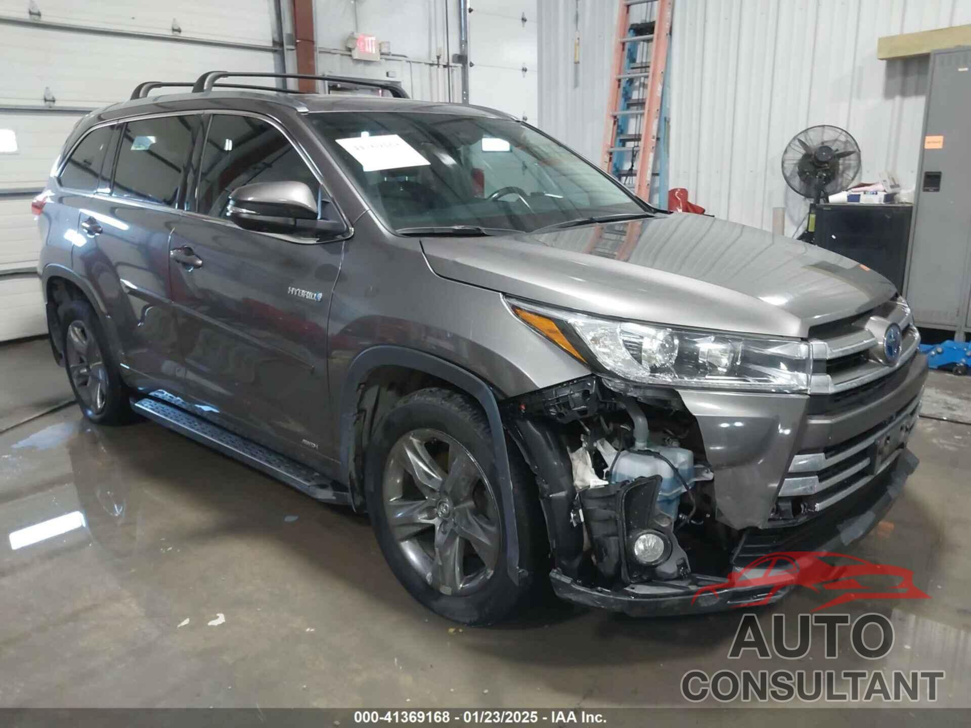 TOYOTA HIGHLANDER HYBRID 2018 - 5TDDGRFH0JS039412