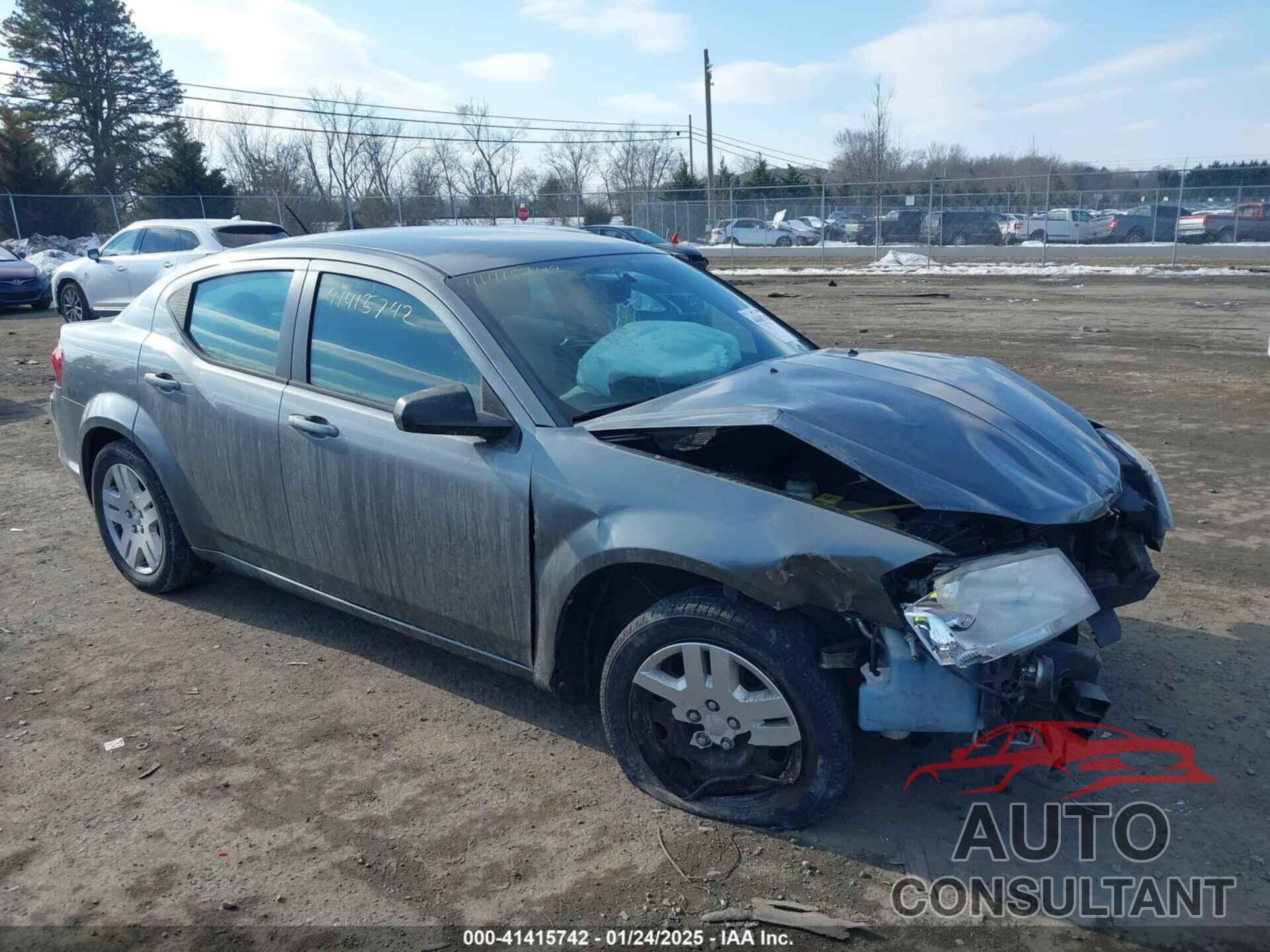 DODGE AVENGER 2013 - 1C3CDZAB1DN588168