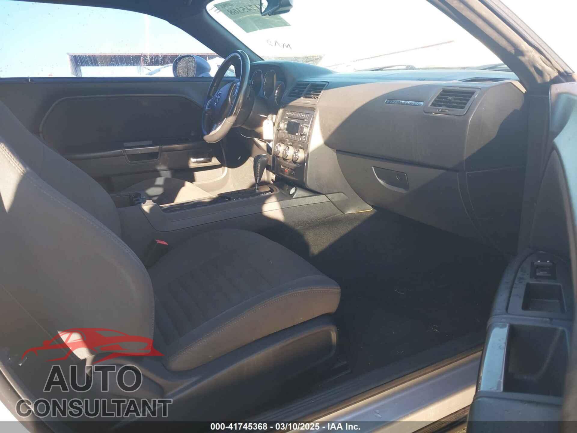 DODGE CHALLENGER 2012 - 2C3CDYAG2CH170439