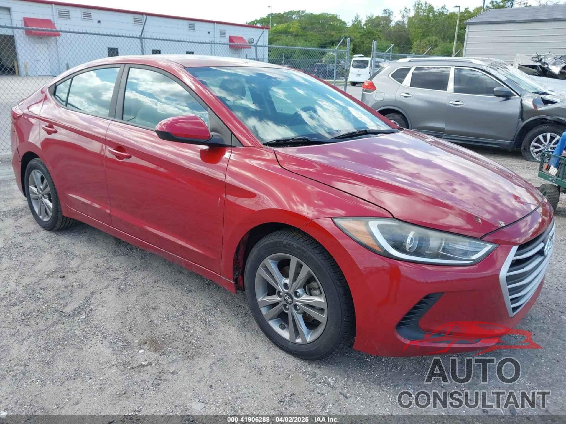 HYUNDAI ELANTRA 2017 - KMHD84LFXHU274856