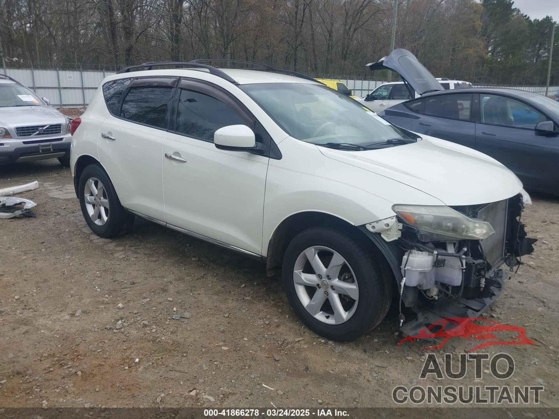 NISSAN MURANO 2009 - JN8AZ18U09W027219