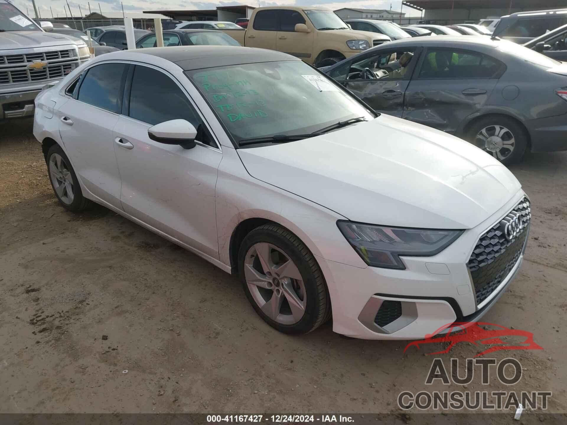 AUDI A3 2022 - WAUAUDGY1NA047256