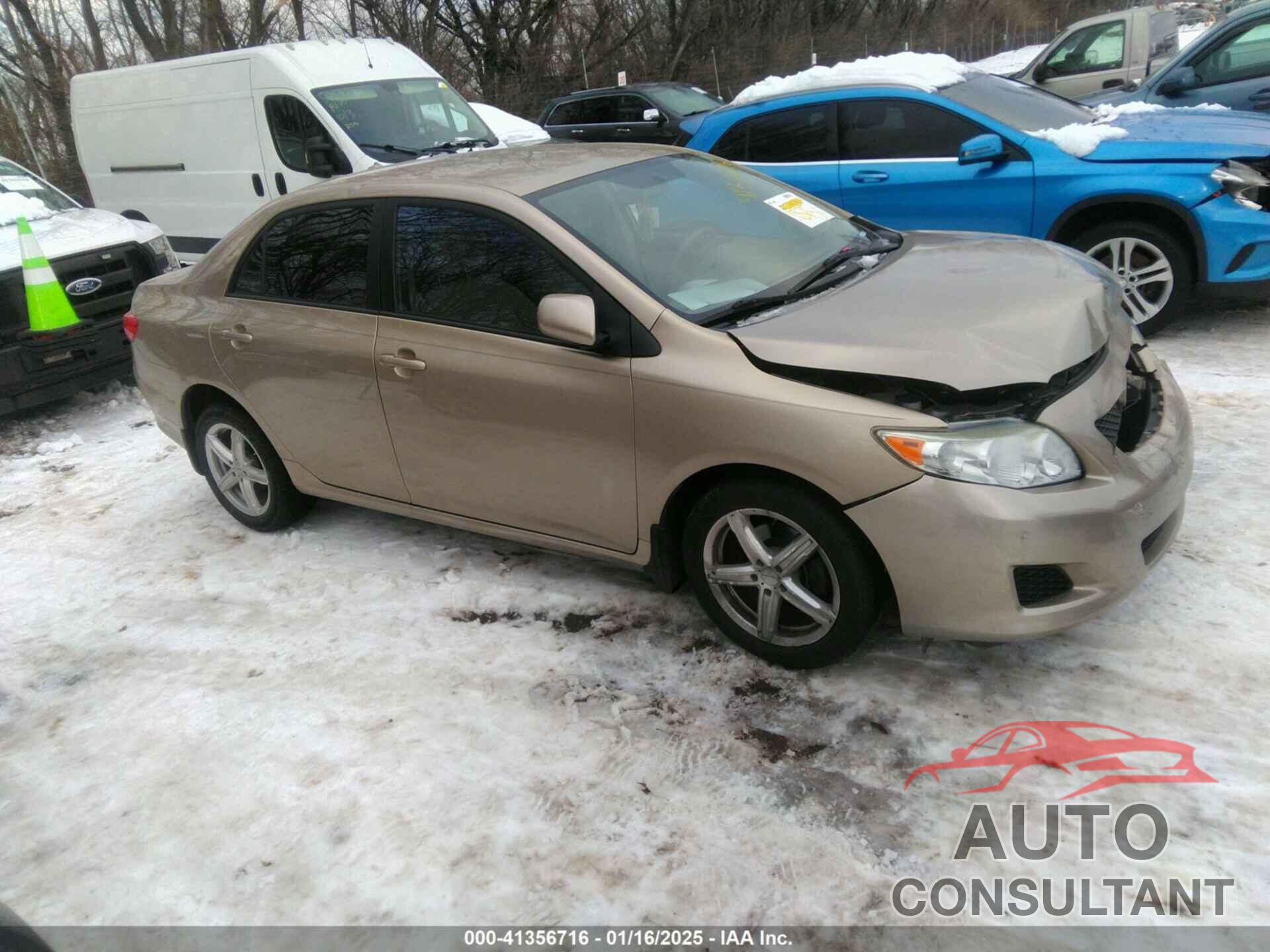 TOYOTA COROLLA 2009 - 1NXBU40E89Z005058