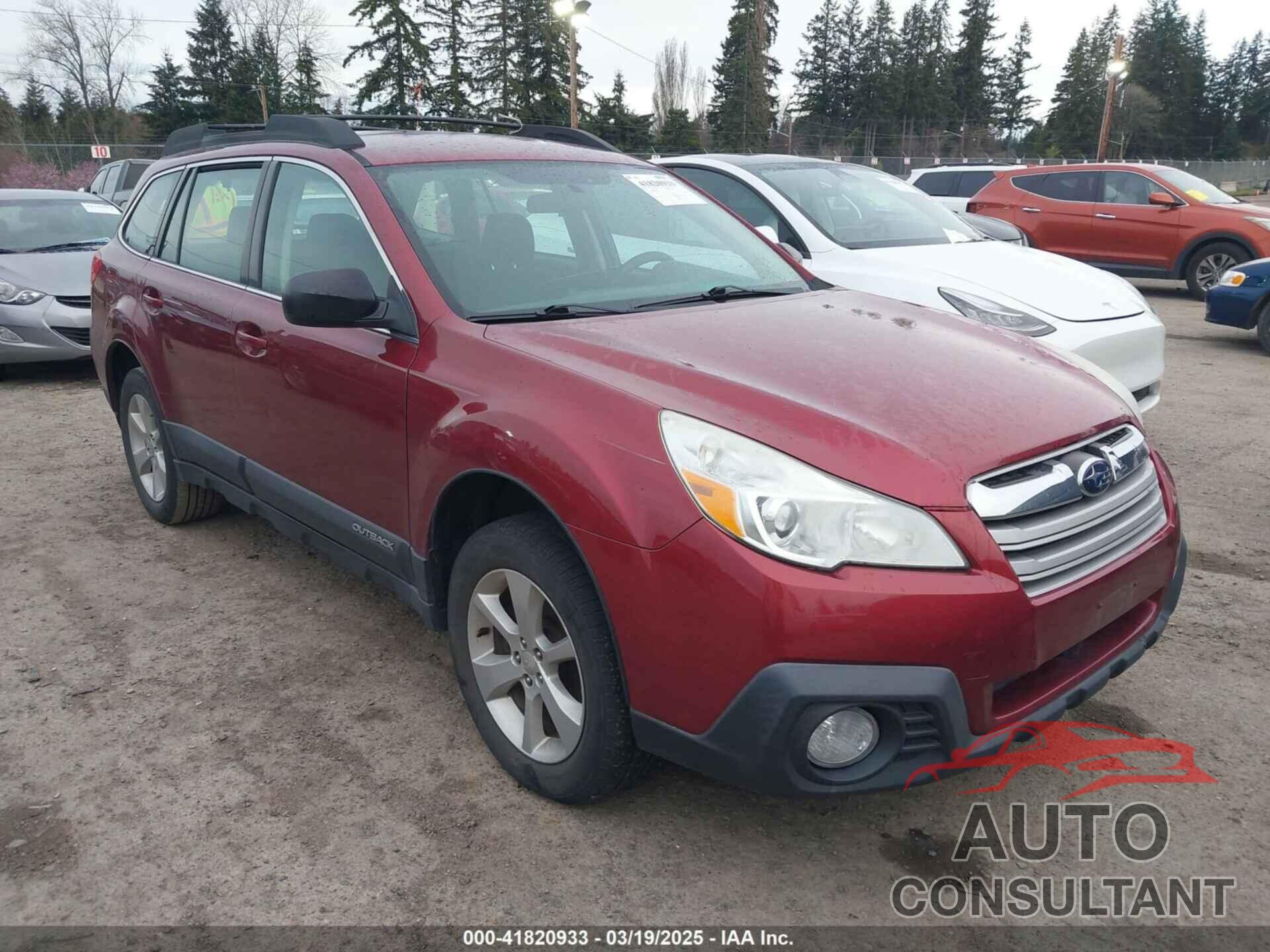 SUBARU OUTBACK 2014 - 4S4BRBACXE3235378
