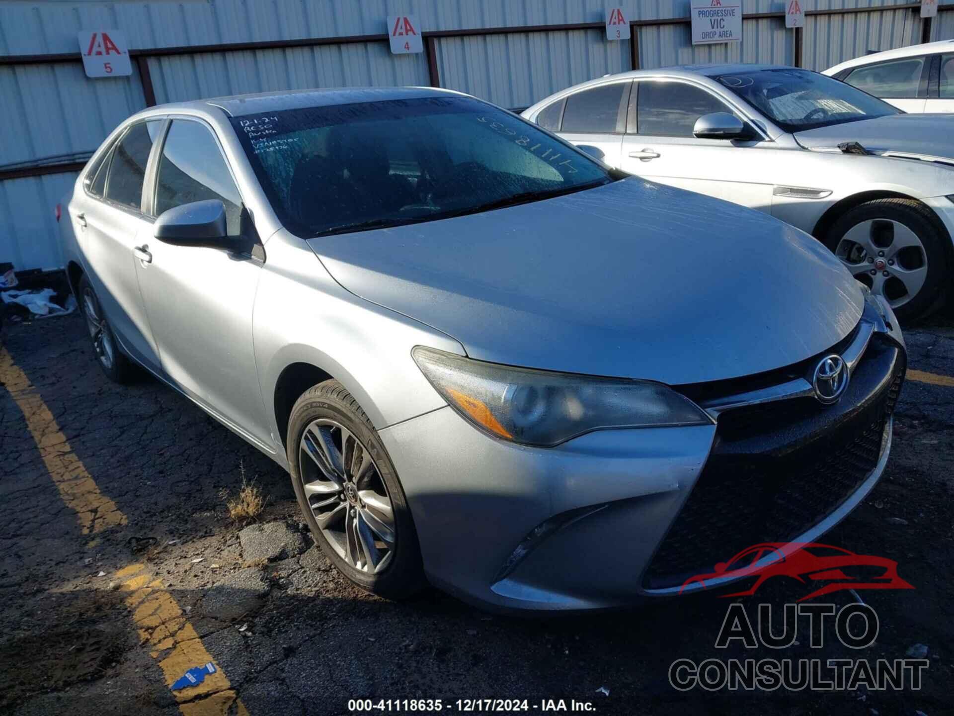 TOYOTA CAMRY 2017 - 4T1BF1FK4HU285405