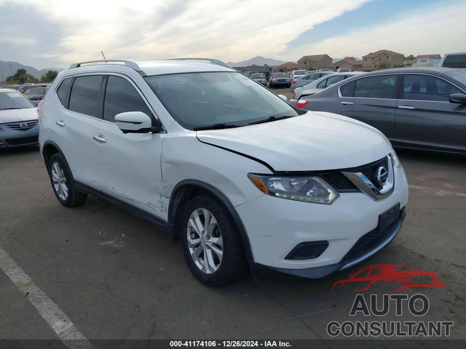 NISSAN ROGUE 2016 - KNMAT2MV4GP692858