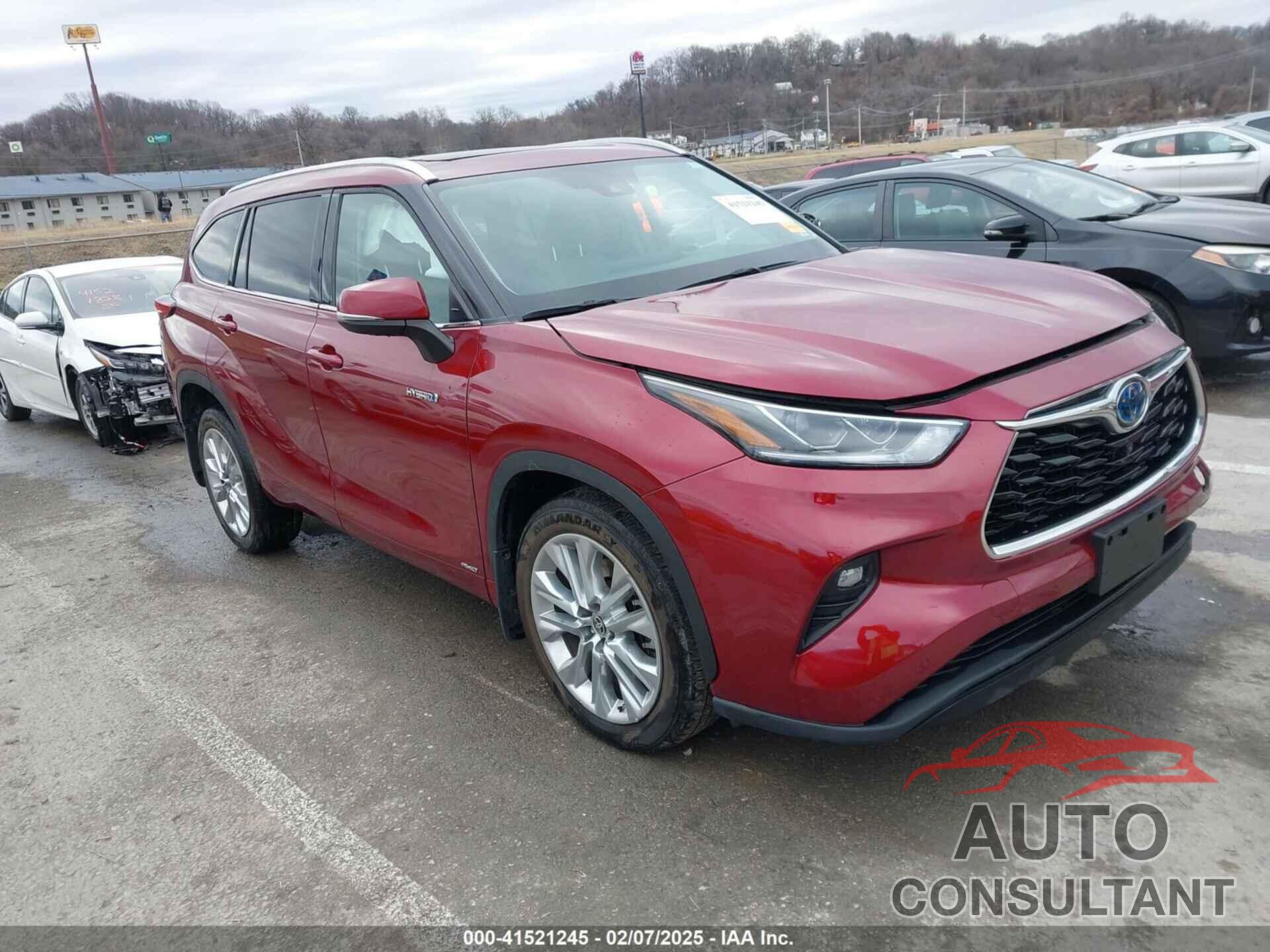 TOYOTA HIGHLANDER 2021 - 5TDXBRCH1MS022512