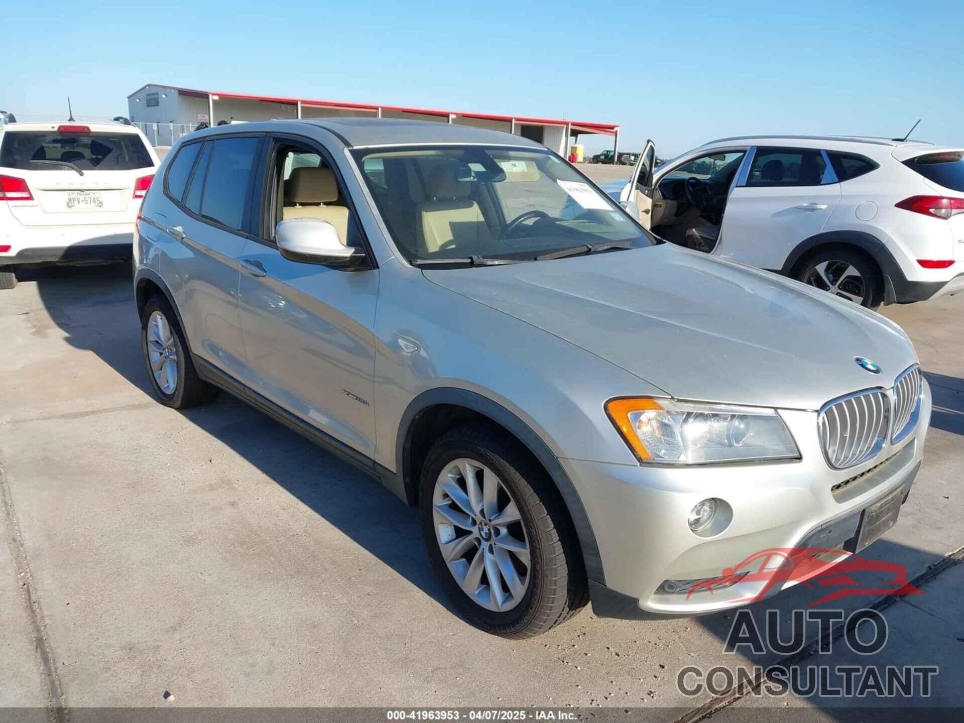 BMW X3 2013 - 5UXWX9C59D0D08955