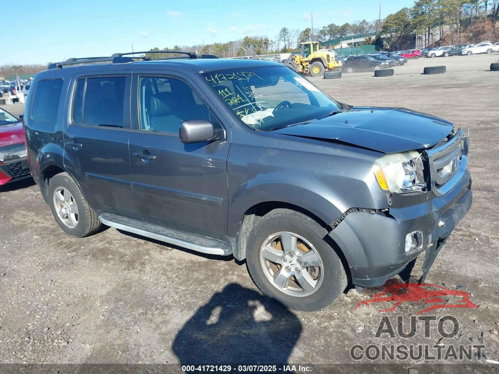 HONDA PILOT 2011 - 5FNYF4H51BB027978
