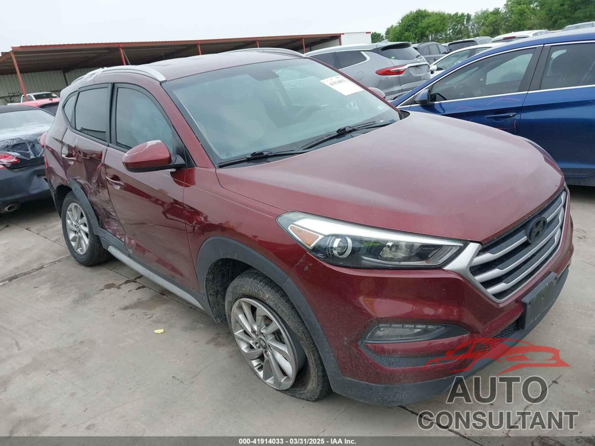 HYUNDAI TUCSON 2017 - KM8J3CA47HU468807