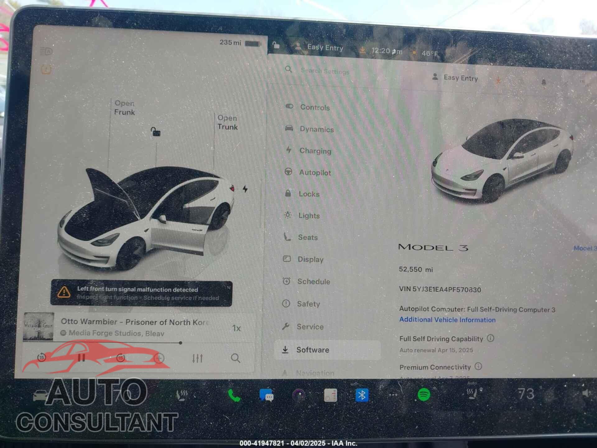 TESLA MODEL 3 2023 - 5YJ3E1EA4PF570830