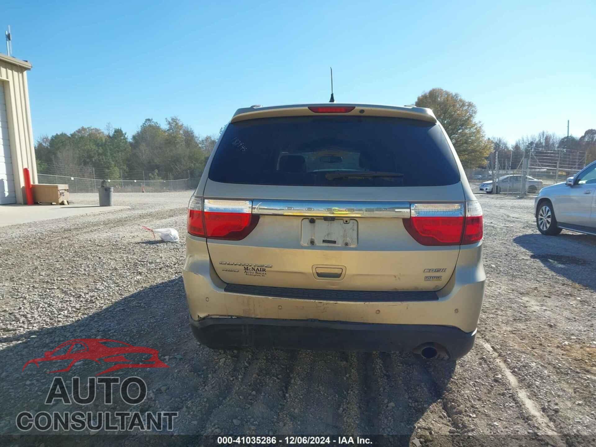 DODGE DURANGO 2012 - 1C4RDJDG9CC187945
