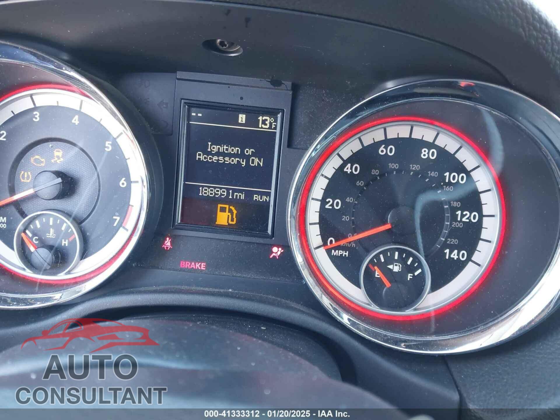 DODGE DURANGO 2012 - 1C4RDJDG4CC309224