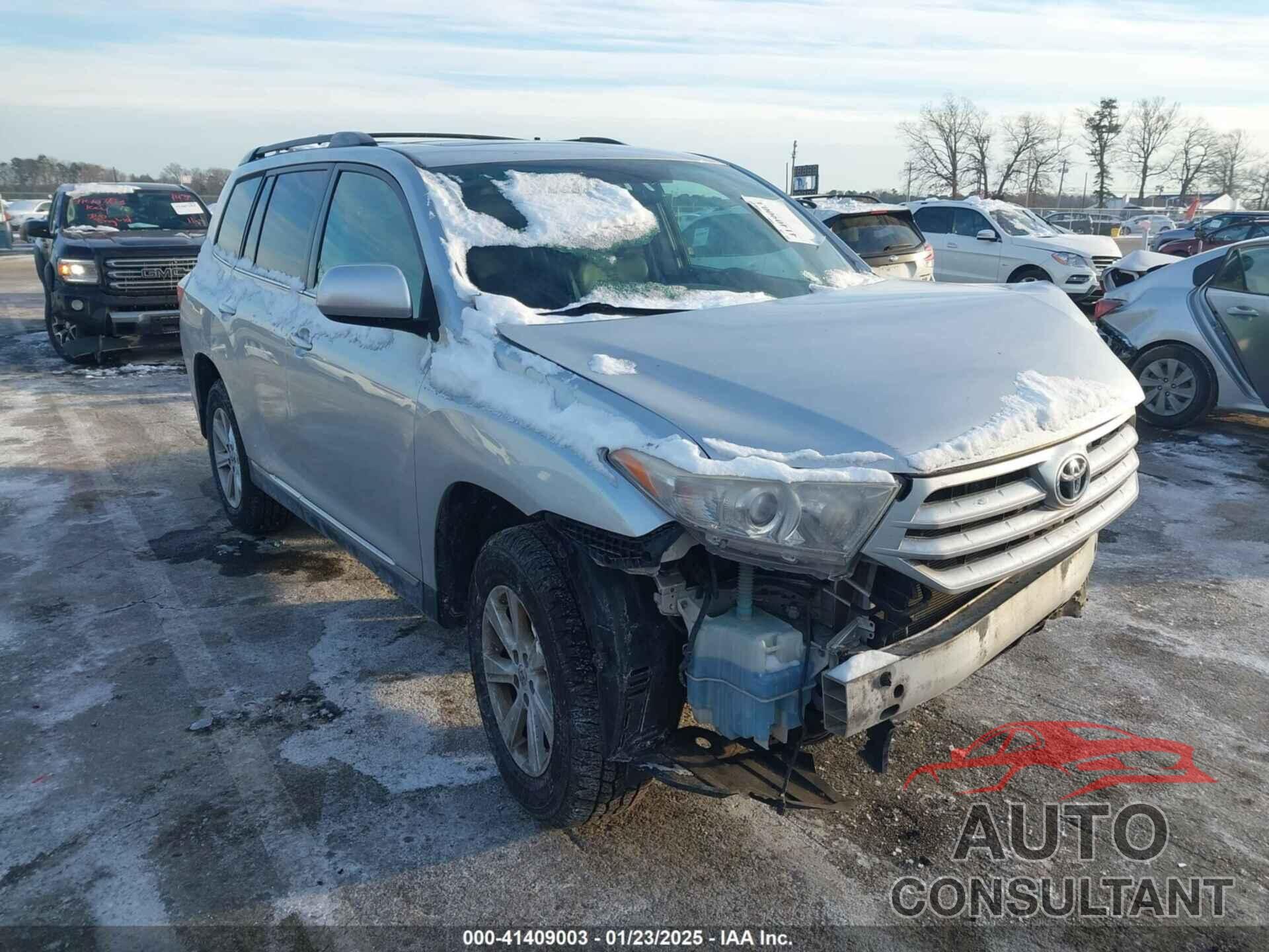 TOYOTA HIGHLANDER 2012 - 5TDBK3EH5CS119831